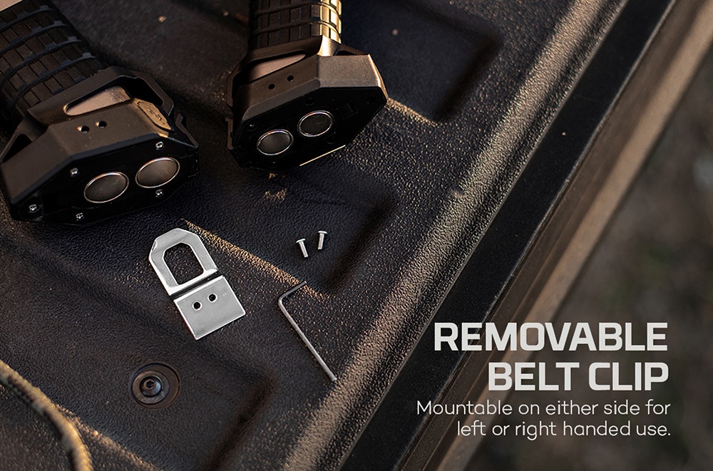 NEBO LED Taschenlampe »Nebo LUXTREME SL100« Set, Taschenlampe inkl. Ladekabel, 2 Stk. tlg. Leuchtet bis zu 1,6 km weit!