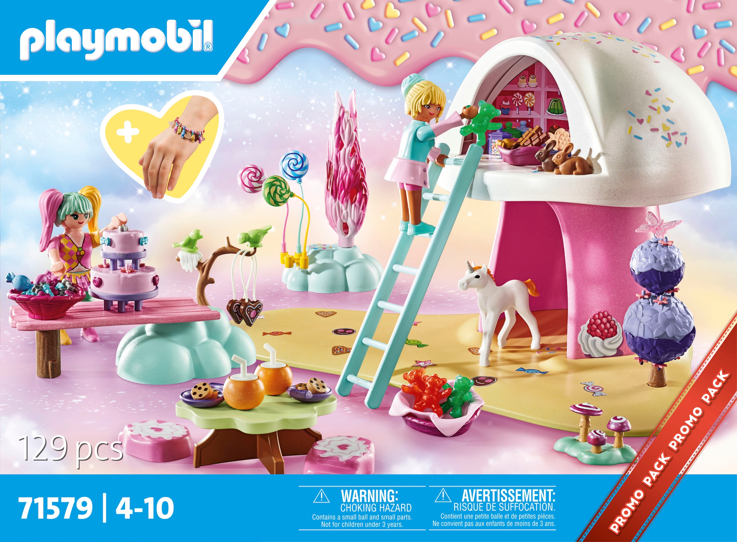 Playmobil® Konstruktions-Spielset »Zuckersüßes Paradies (71579), Princess Magic«, (129 St.), Made in Europe