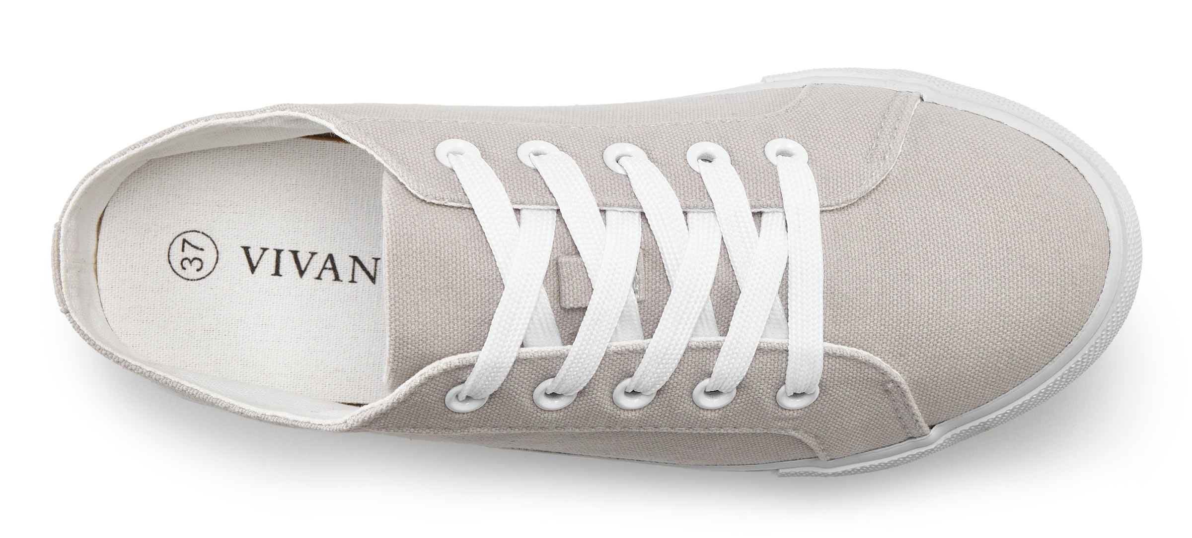 Vivance Sabot »Sneaker, Clog«, zum Reinschlüpfen mit Schnürung VEGAN
