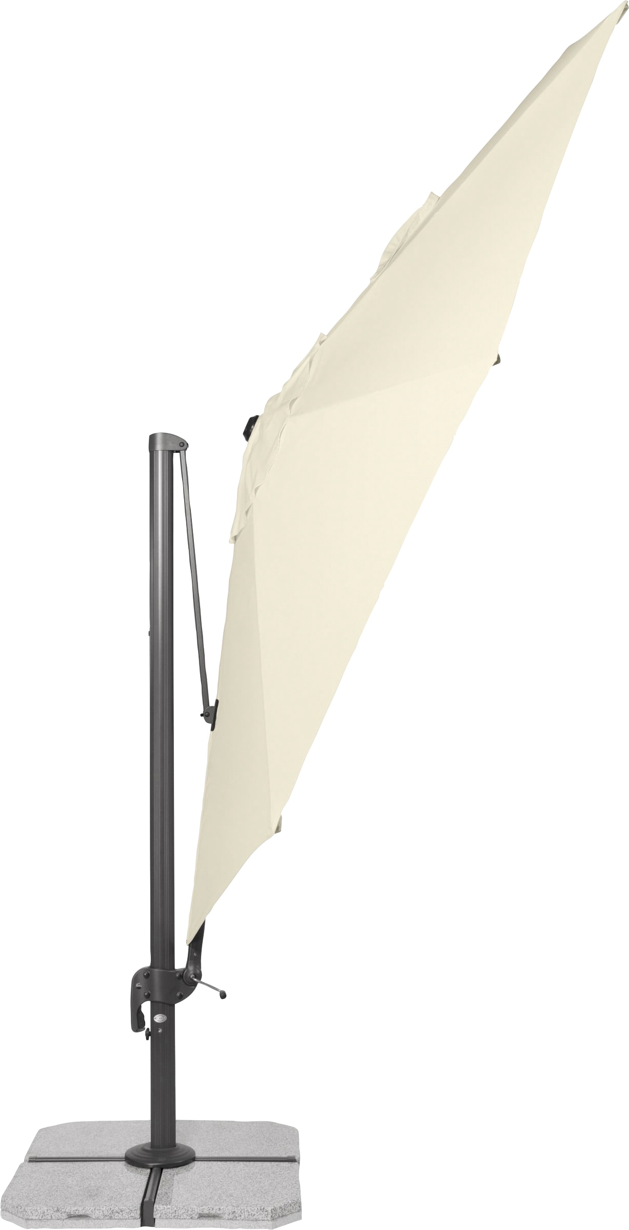 doppler® Ampelschirm, inkl. Schirmständer, ohne Wegeplatten, UV-beständig