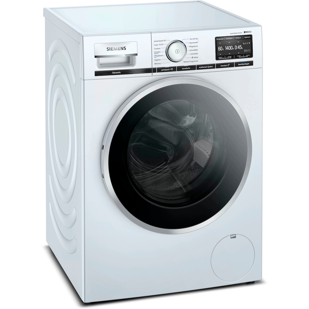 SIEMENS Waschmaschine, WM14VG43, 9 kg, 1400 U/min