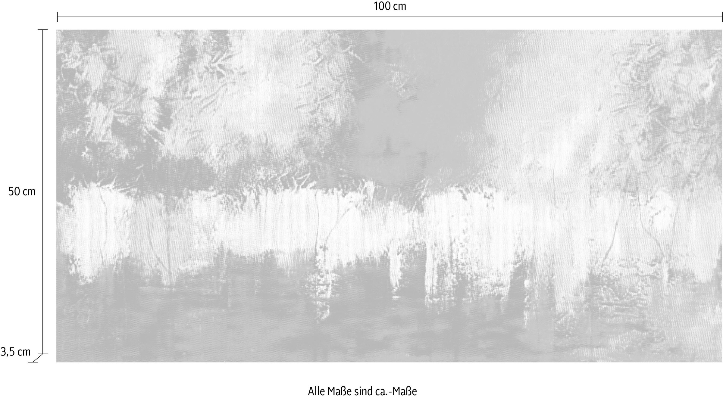 my home Gemälde »Abatract III«, (100/3,5/50 cm)