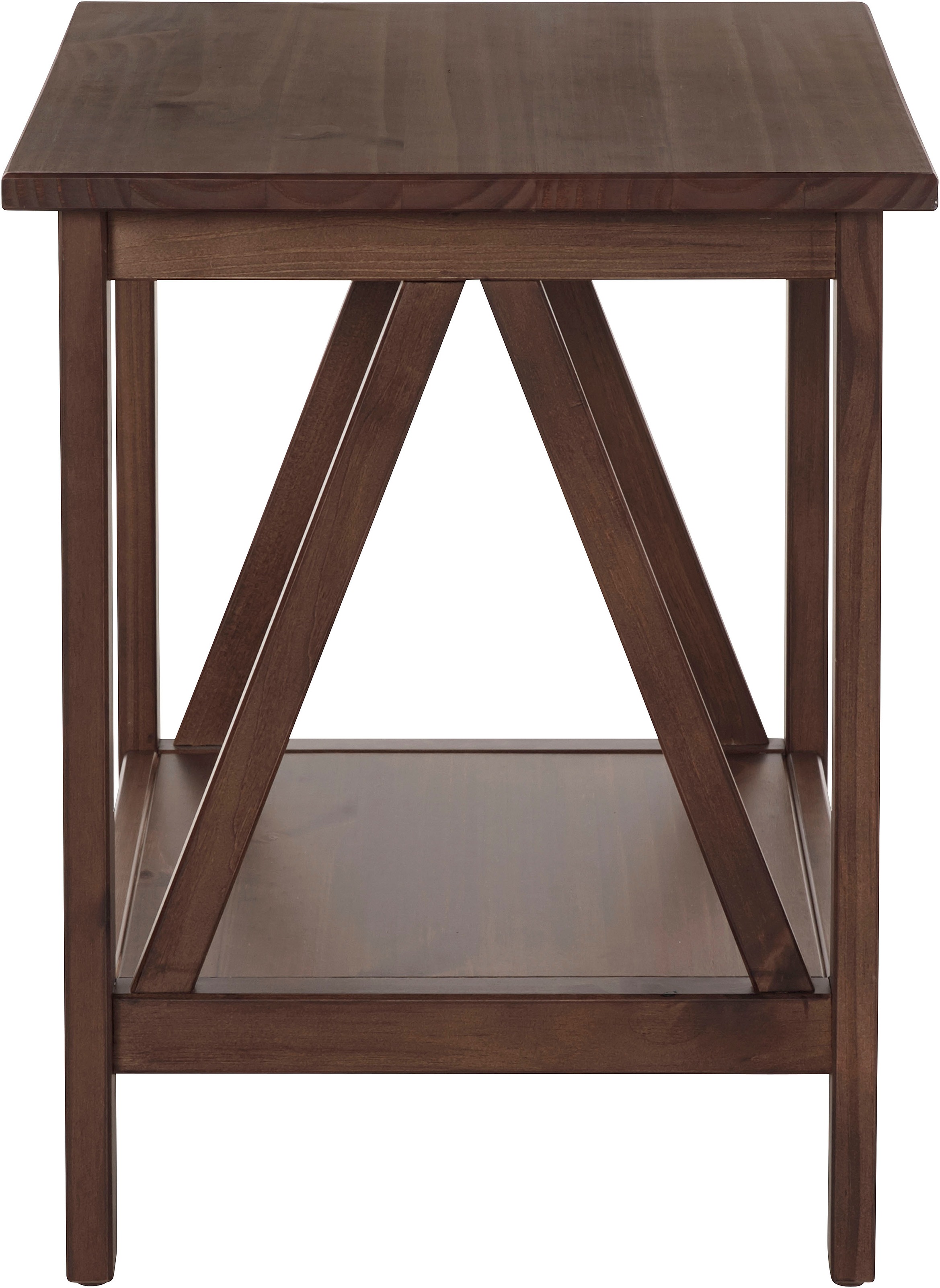 Timbers Beistelltisch »Fonville«, (1 St.), Beistelltisch aus Kiefernholz, Ablageboden, Breite 51 cm, Höhe 57 cm