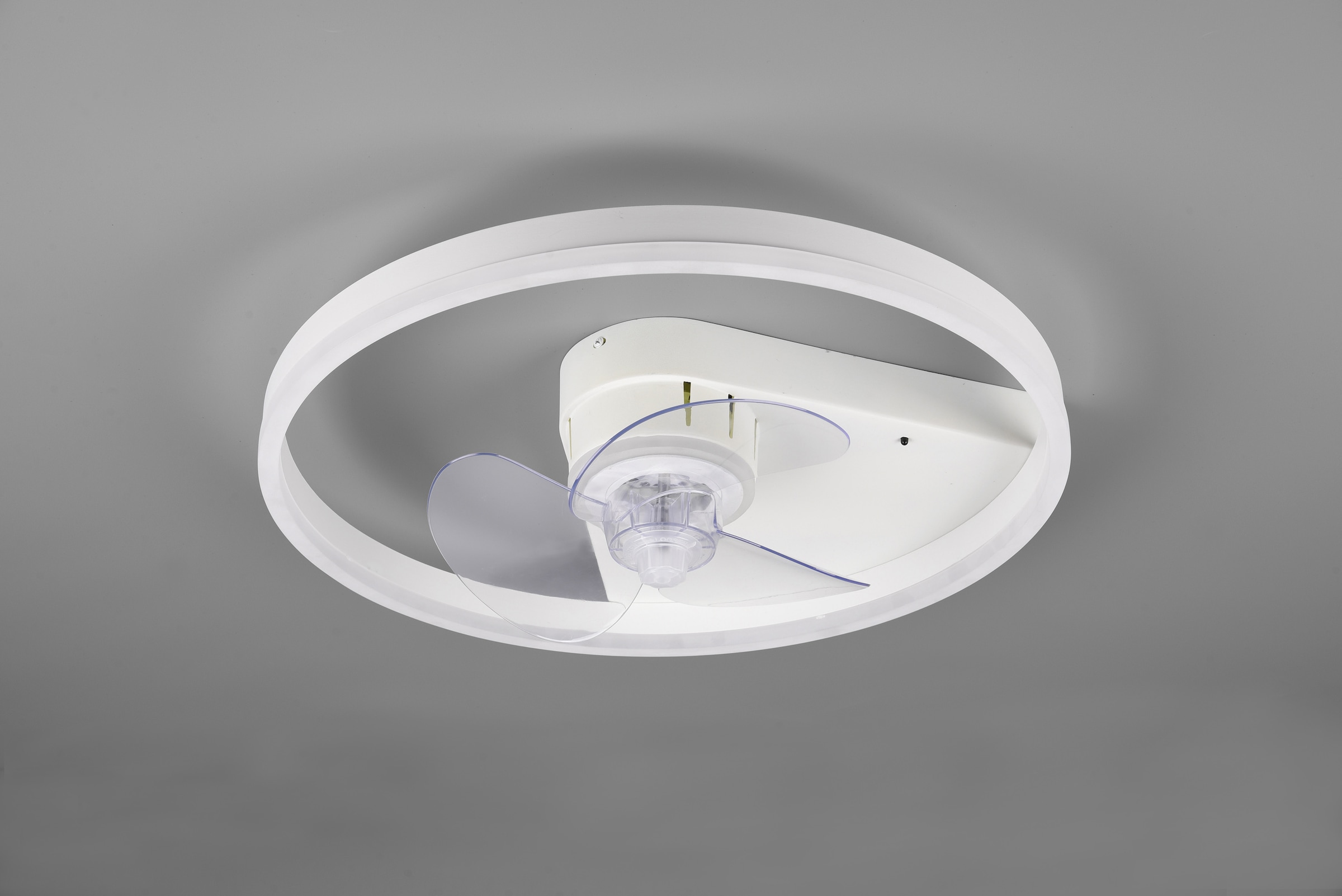 TRIO Leuchten LED Deckenleuchte »Borgholm«, mit Ventilator, Fernbedienung und Timerfunktion. Lichtfarbe einstellbar, Nachtlicht. Leuchte und Ventilator getrennt schaltbar