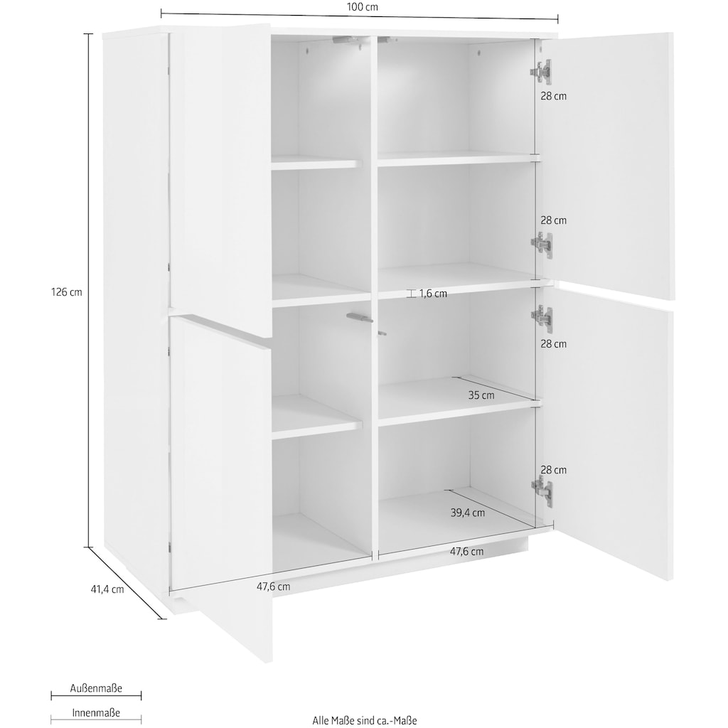 INOSIGN Highboard »bloom«