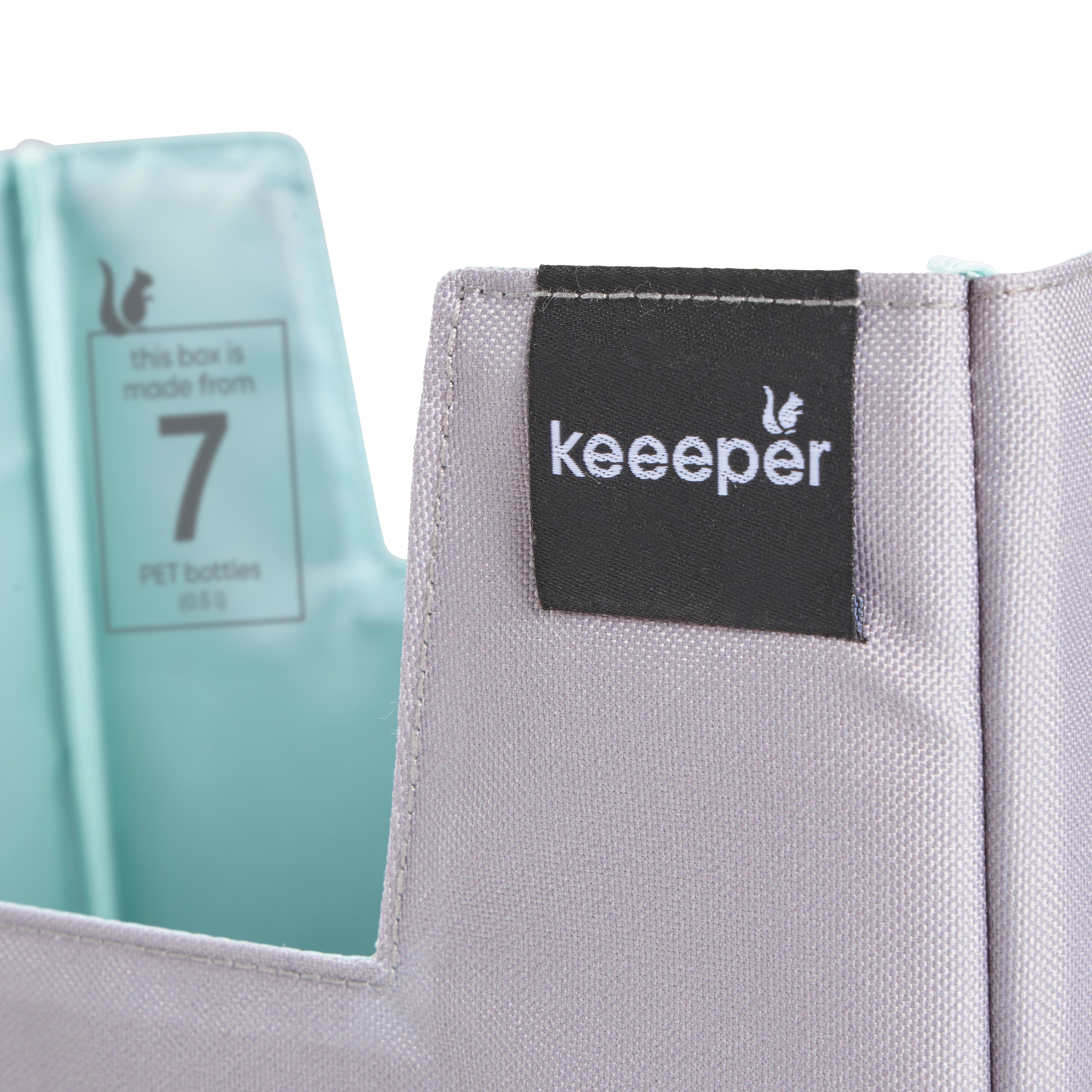 keeeper Faltbox »nea, faltbarer Einkaufsorganizer für Klappboxen«, (1 St.), aus recycelten PET-Flaschen