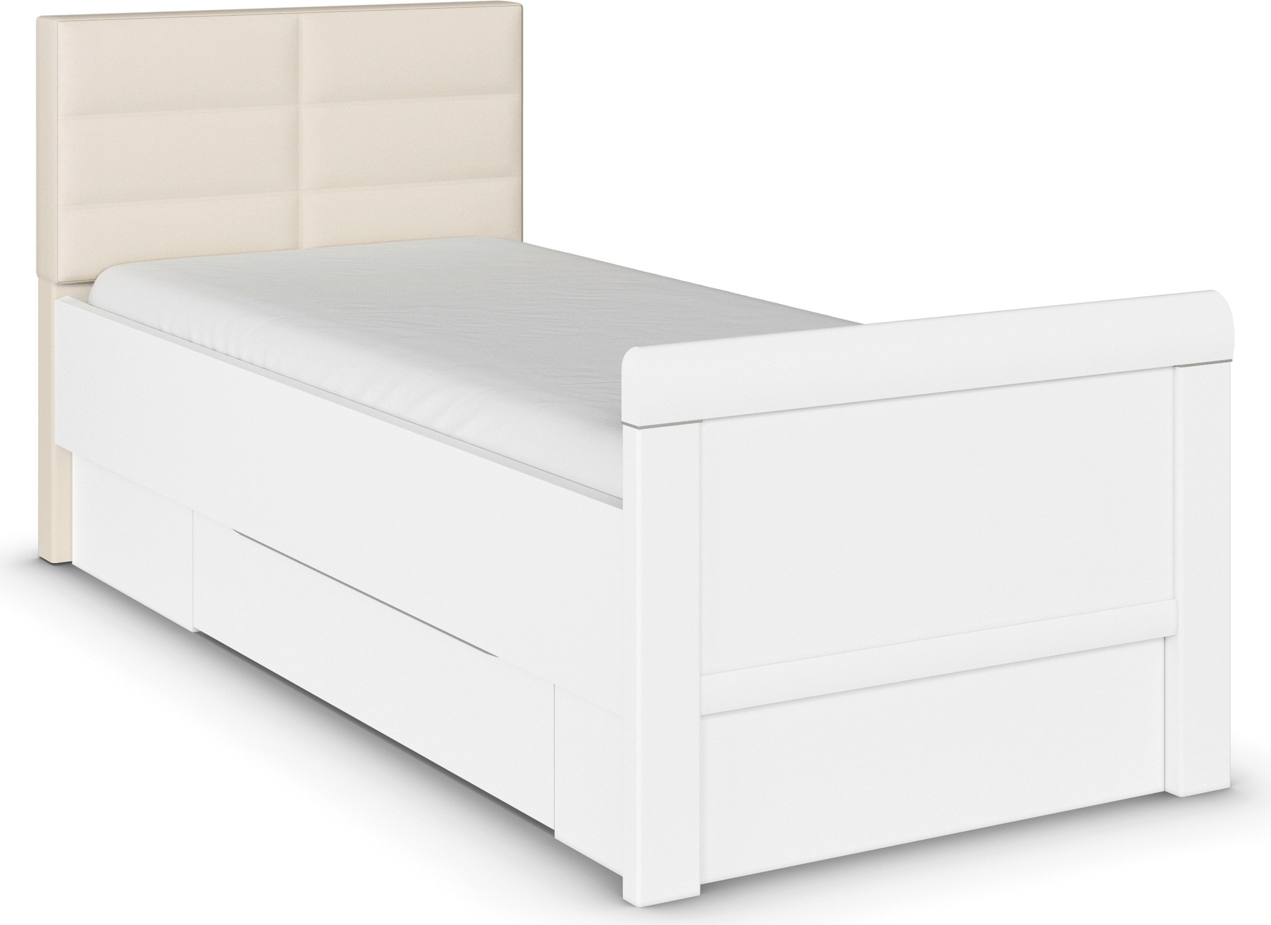 rauch Stauraumbett »Bett Einzelbett Stollenbett Bettkästen EVELYN«, in Komf günstig online kaufen
