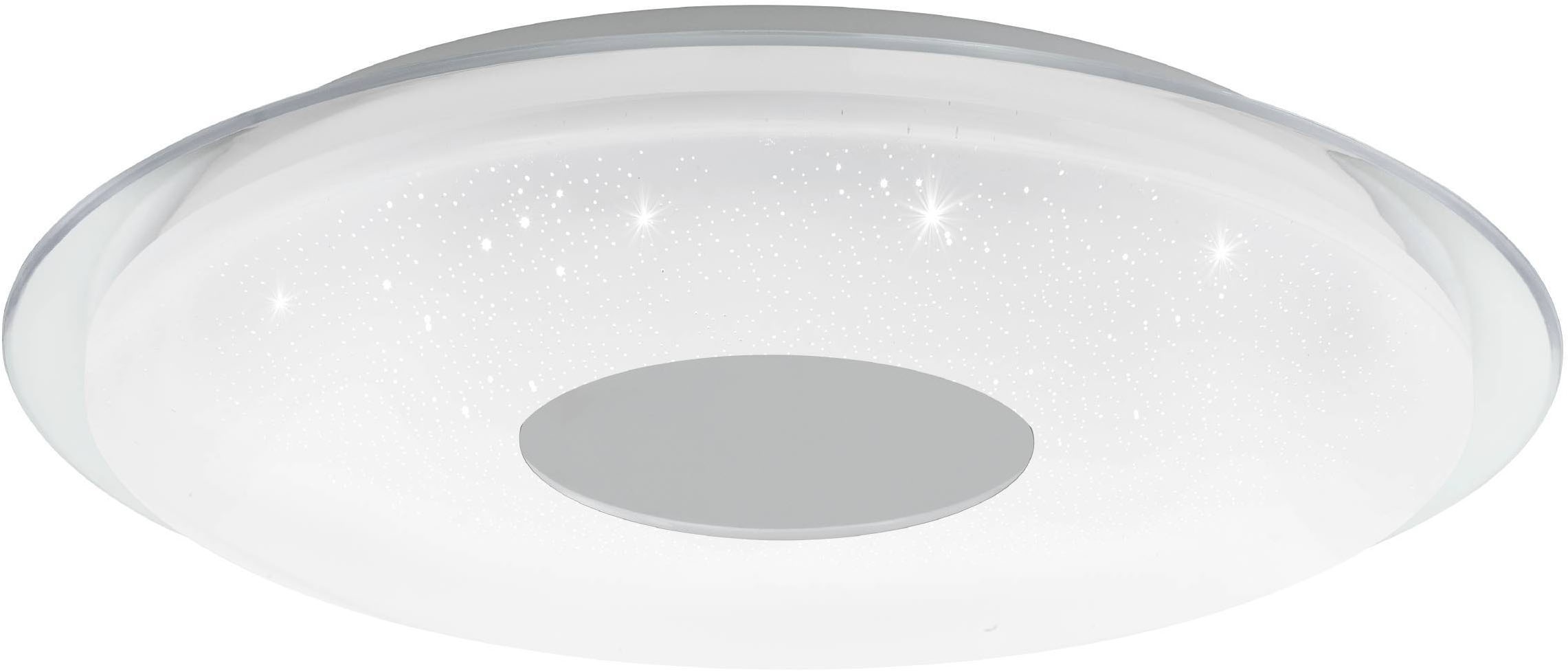 EGLO LED-Deckenleuchte »LANCIANO-Z« in weiß und transparent aus Stahl / ink günstig online kaufen