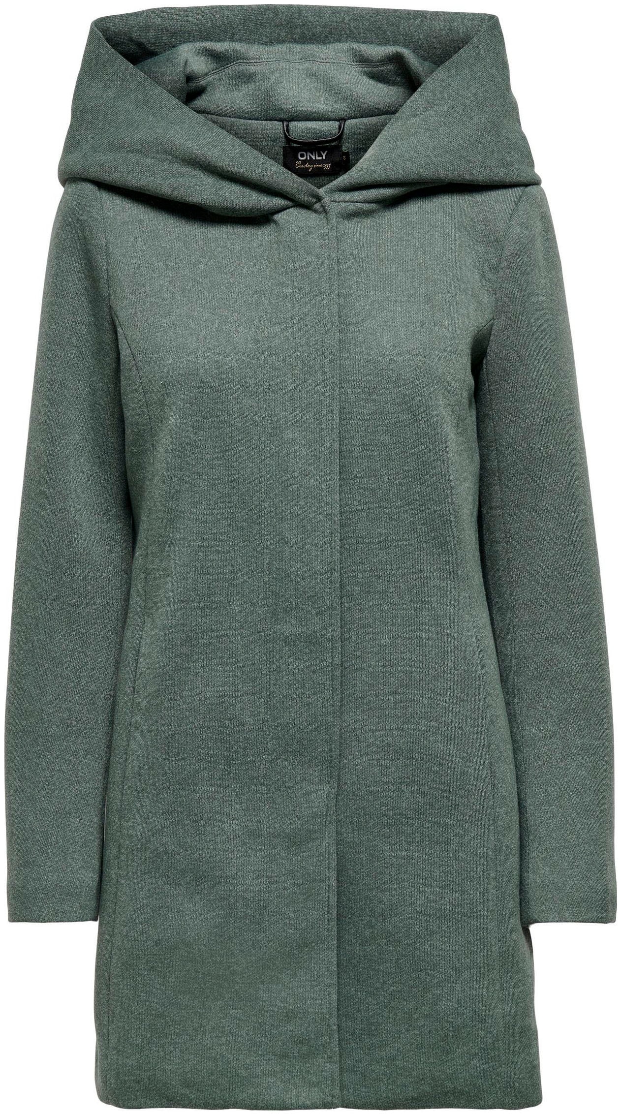 ONLY Langjacke »ONLSEDONA LIGHT COAT OTW NOOS«, mit Kapuze, in melierter Optik