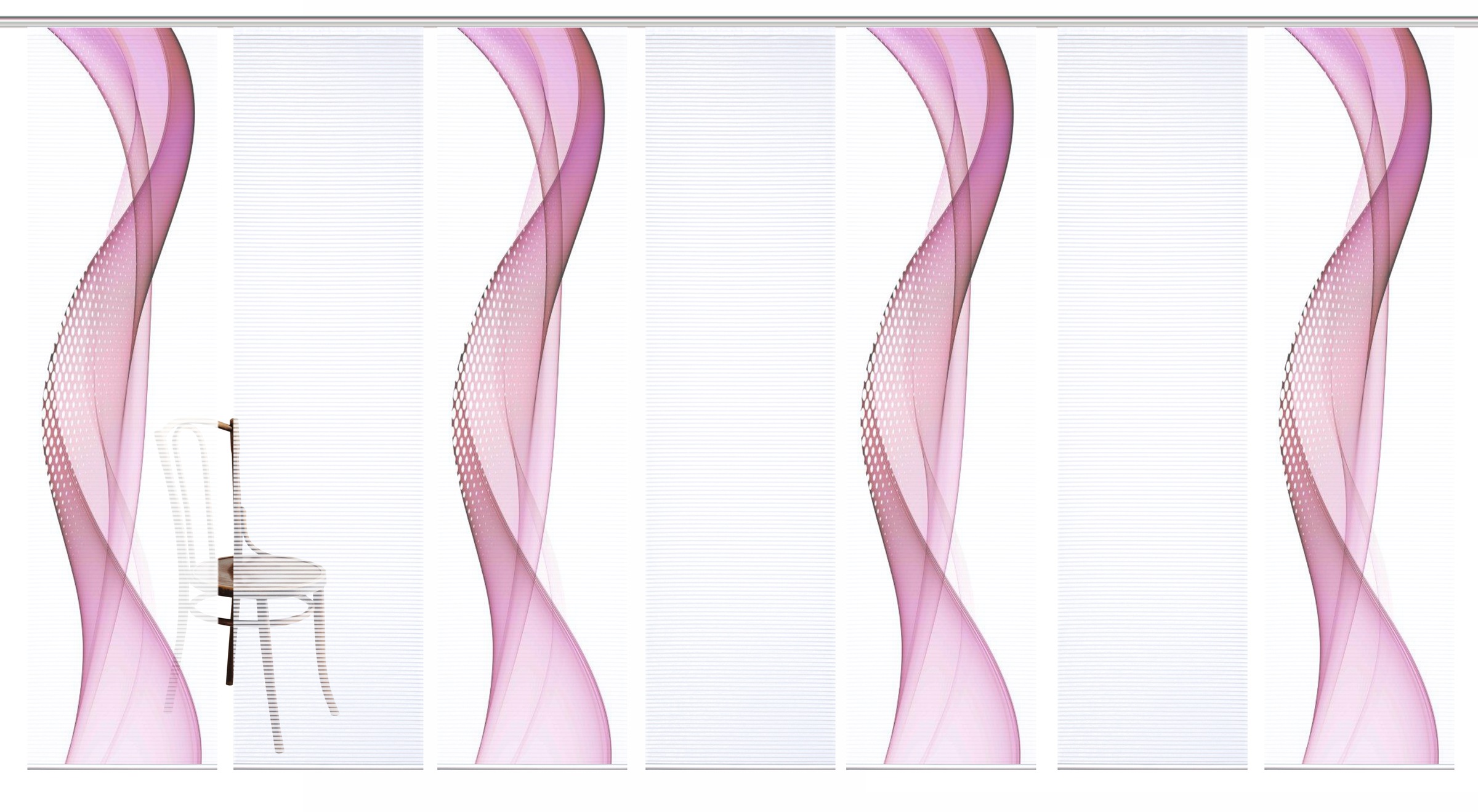 HOME in green Schiebegardine »NEVOLA« Paneelwagen 7 Stk. tlg. SET DIGITALDR günstig online kaufen