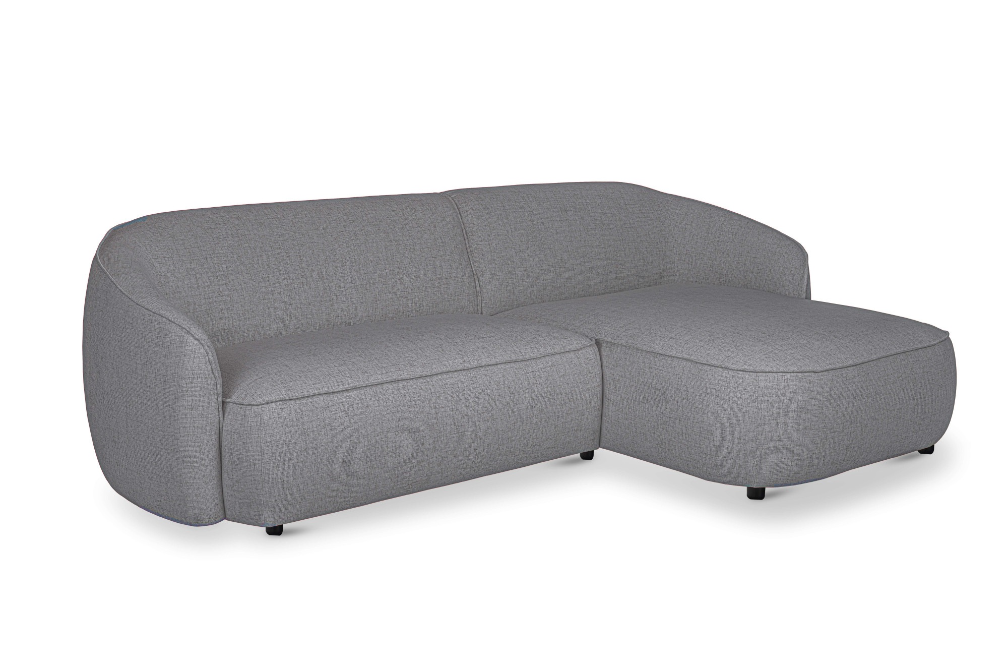 INOSIGN Ecksofa »Cosigo«, Breite 246 cm, 2 Chenille-Stoffe zur Auswahl, mit Kaltschaum