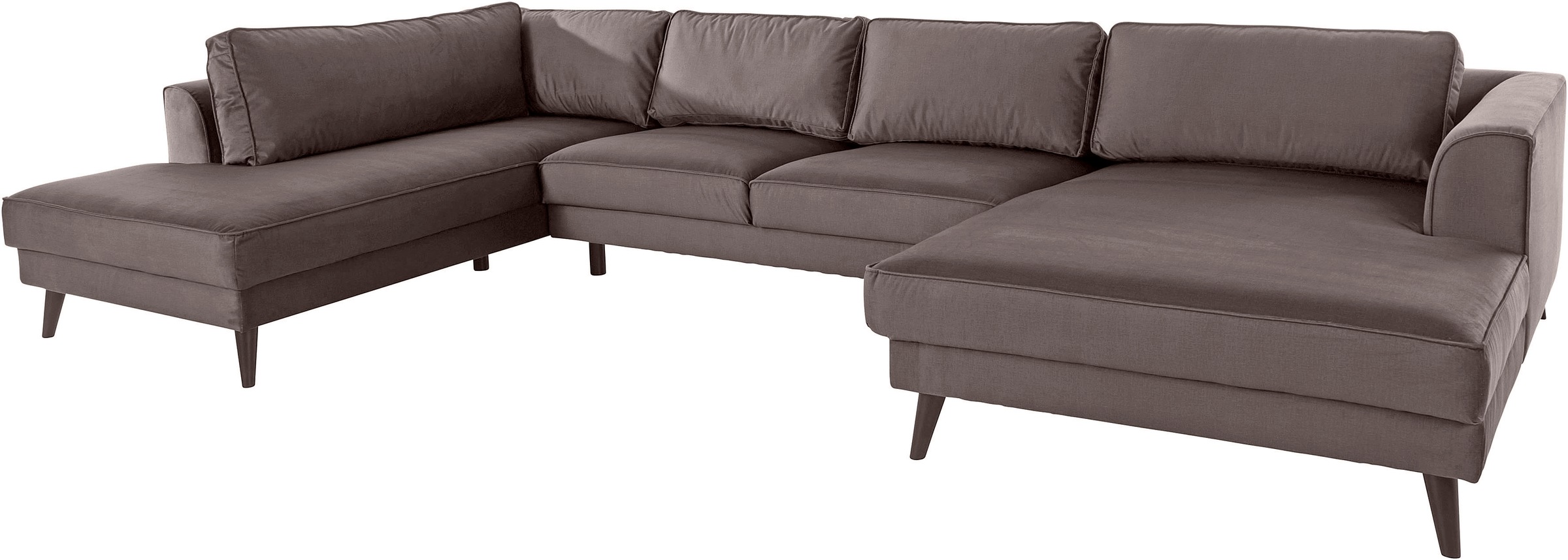 INOSIGN Wohnlandschaft »Lumber Jack, viel Platz, bequem, Breite 354cm, hoher Fuß, U-Form«, in moderner Optik