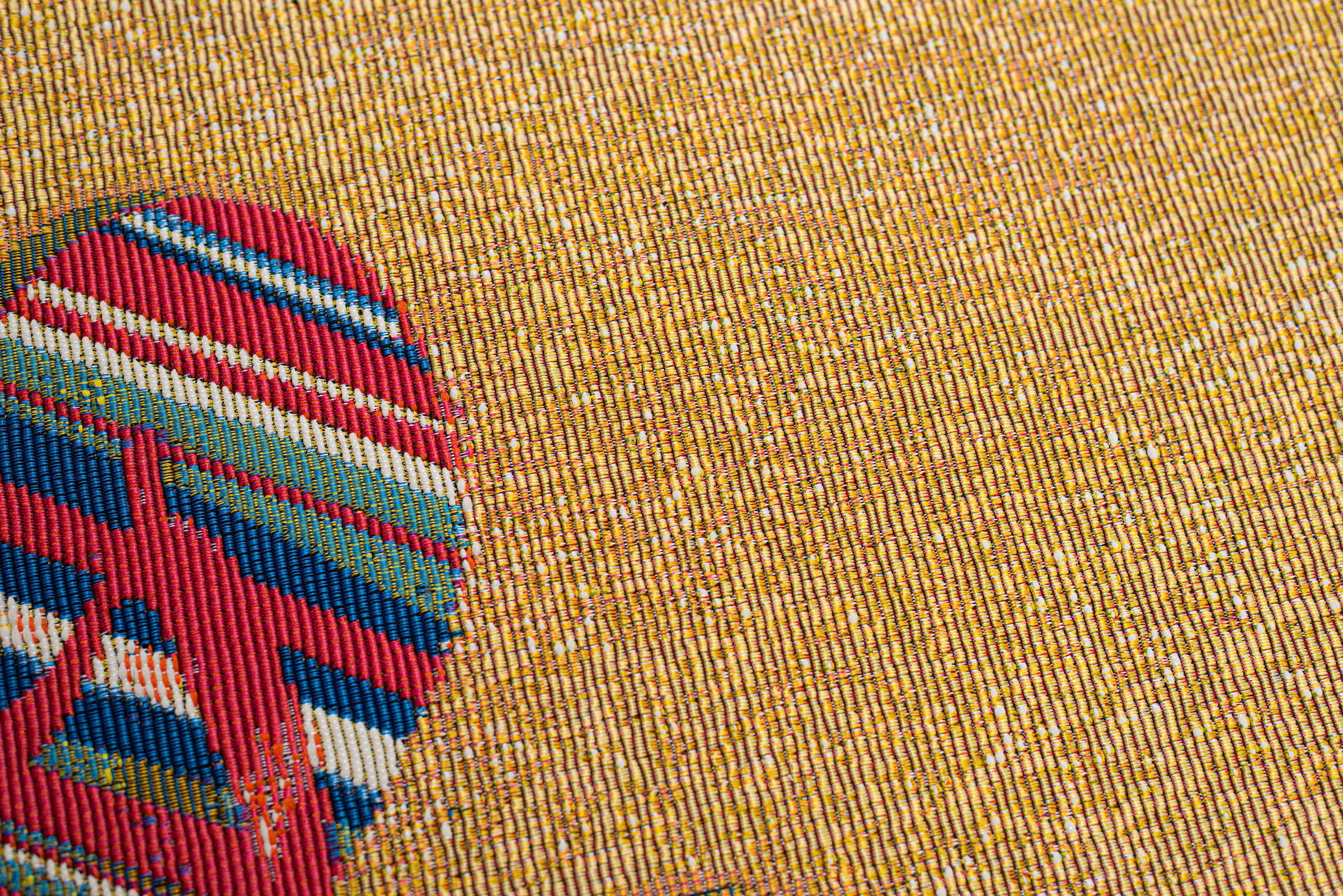 Sansibar Teppich »Rantum Beach SA-017«, rechteckig, 5 mm Höhe, Flachgewebe, modernes Design, Motiv Badelatschen, Outdoor geeignet
