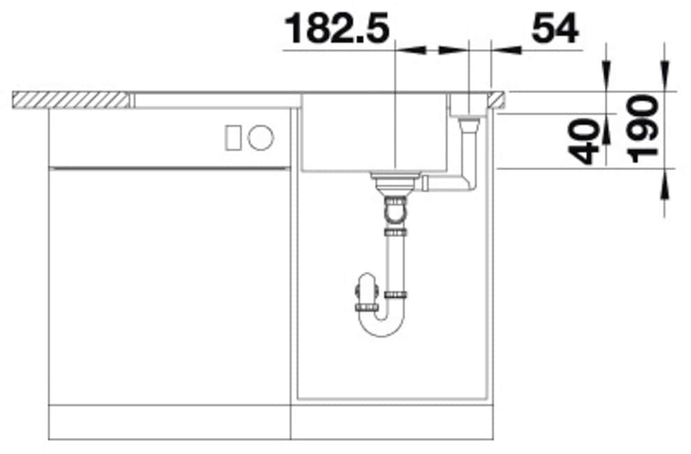 Blanco Granitspüle »AXIA III 5 S-F« 1 Stk. tlg. inklusive gratis Esche-Compound-Brückenschneidebrett