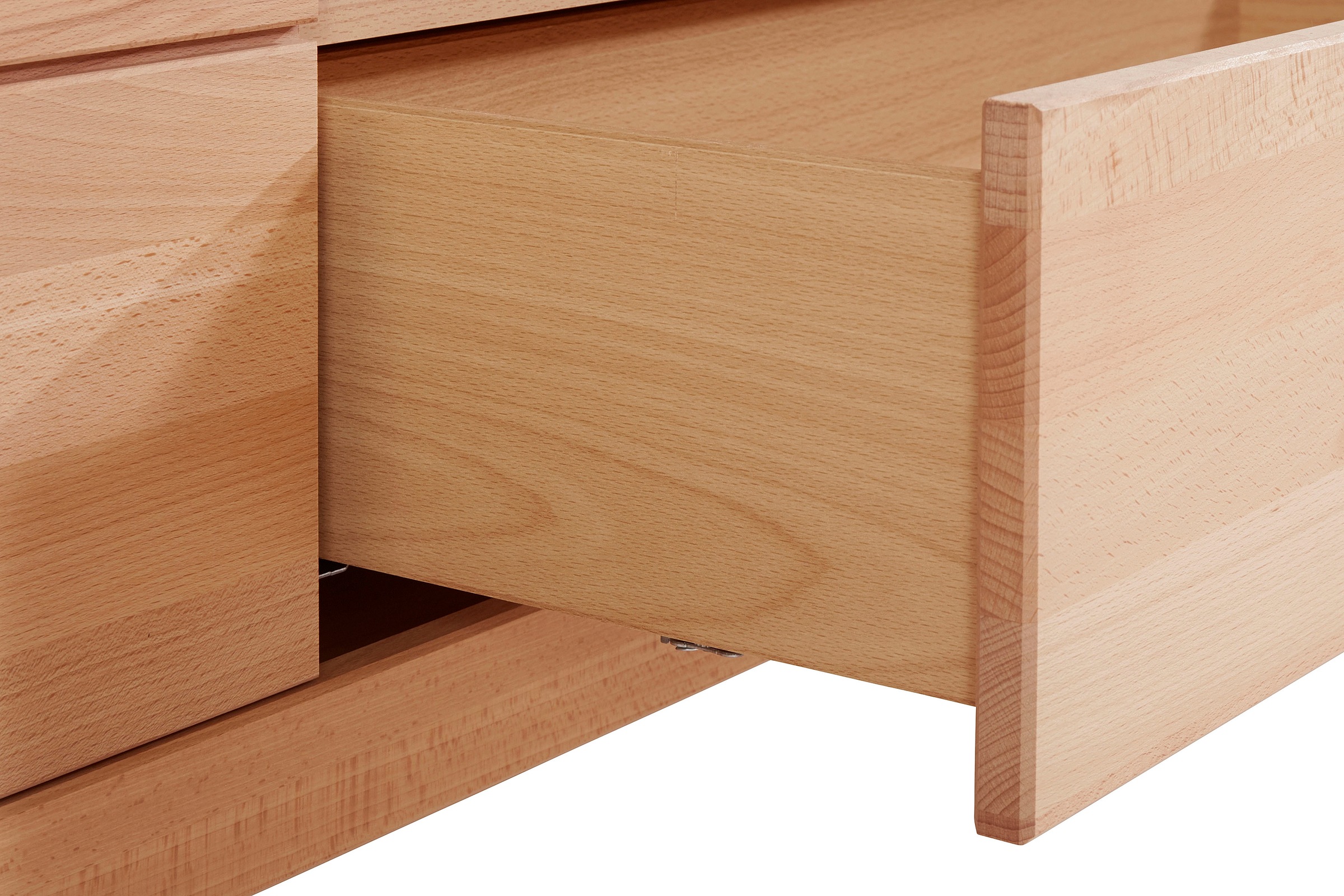 VOGL Möbelfabrik Lowboard »1237«, Massivholzfront, Breite ca. 171 cm, mit Softclose Funktion