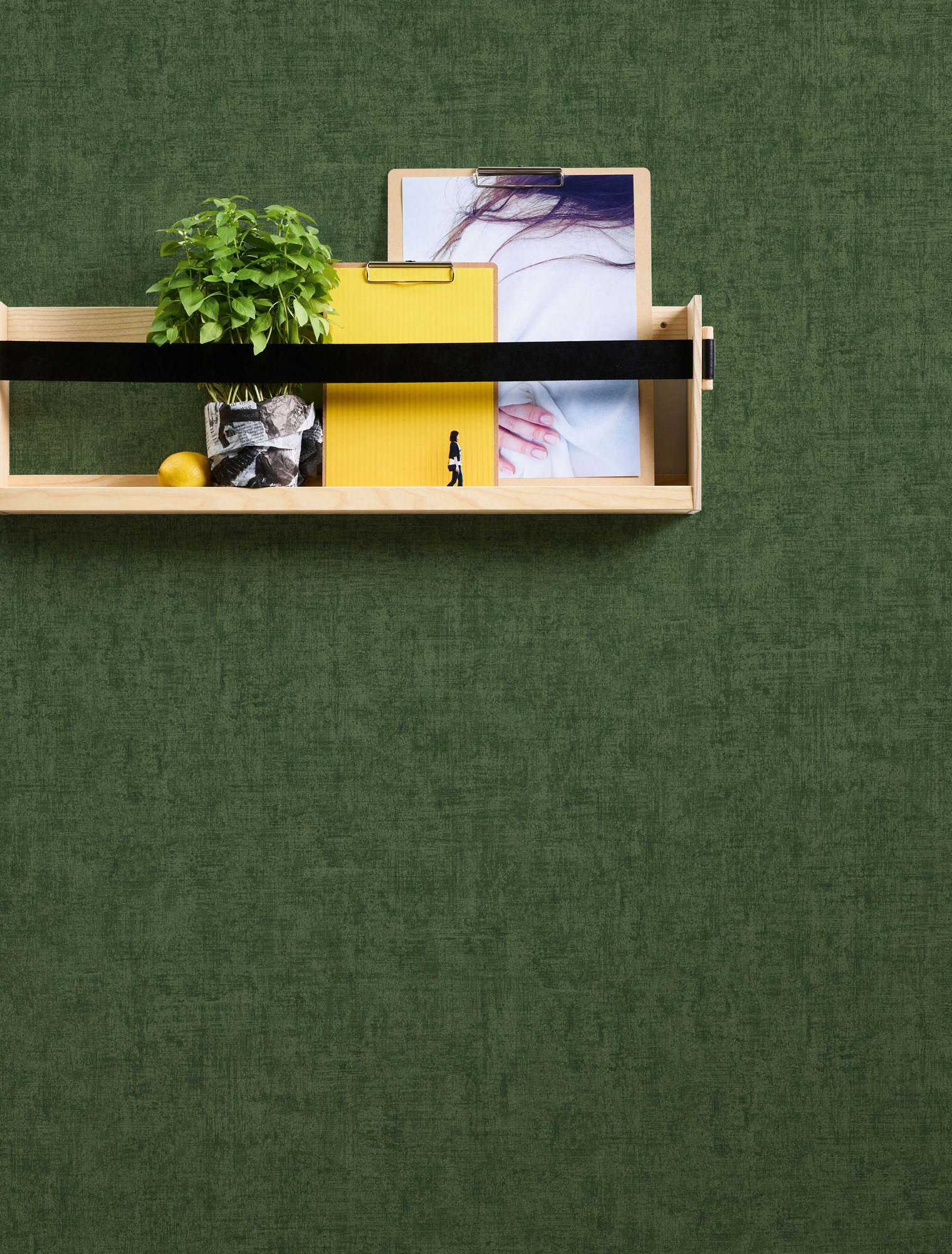 A.S. Création Vliestapete »Greenery Uni in Vintage Optik«, uni-einfarbig-unifarben, Uni Tapete einfarbig Tapeten Wohnzimmer Schlafzimmer Küche modern Büro