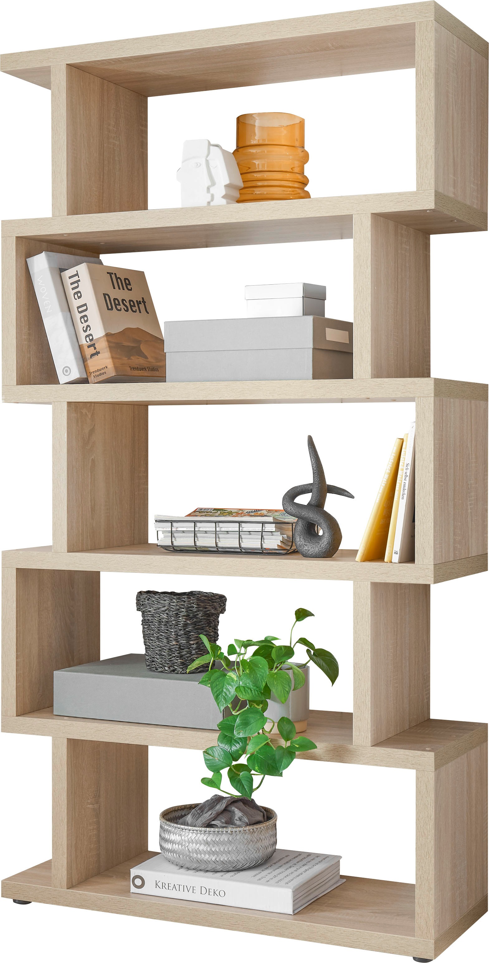 HBZ Raumteilerregal »BC 3105« 1 Stk. tlg. in weiß oder Eiche Sonoma, Regal günstig online kaufen