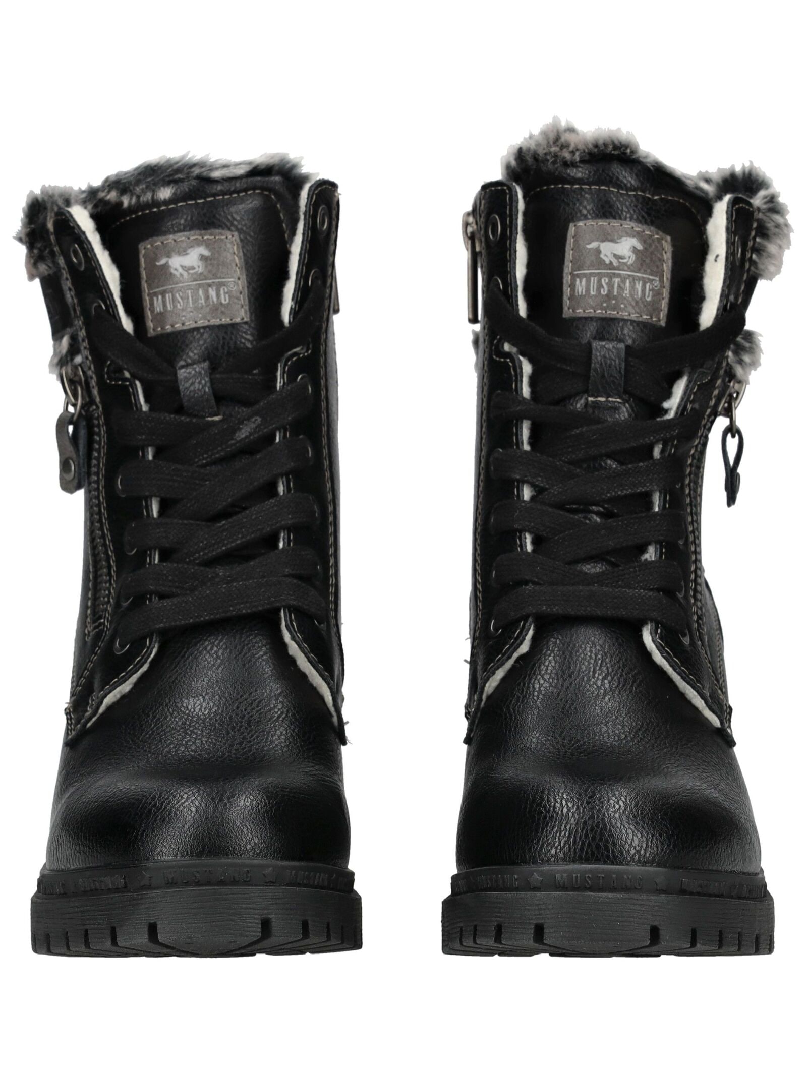 Mustang Shoes High-Heel-Stiefelette »Mustang Shoes Stiefelette Lederimitat/Textil«