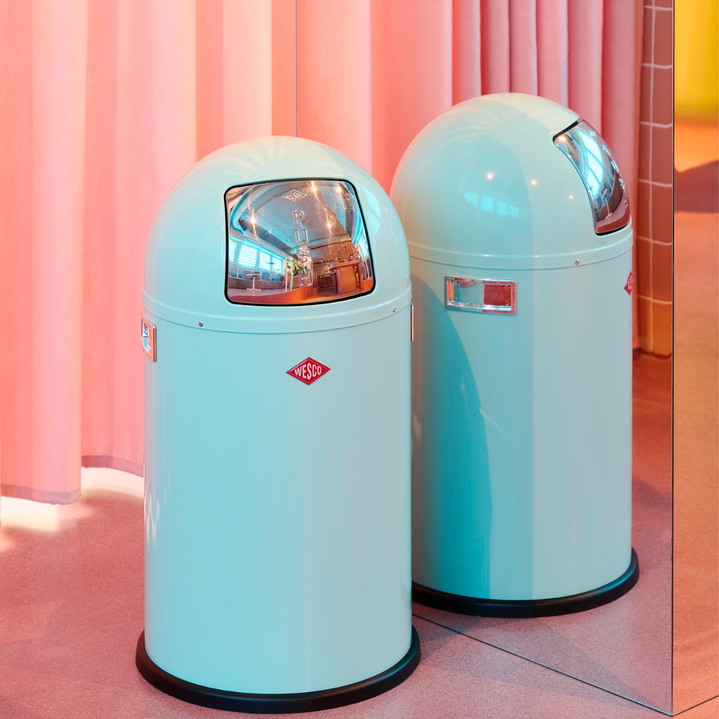 WESCO Mülleimer »Pushboy«, 1 Behälter, Abfallsammler, 50 Liter