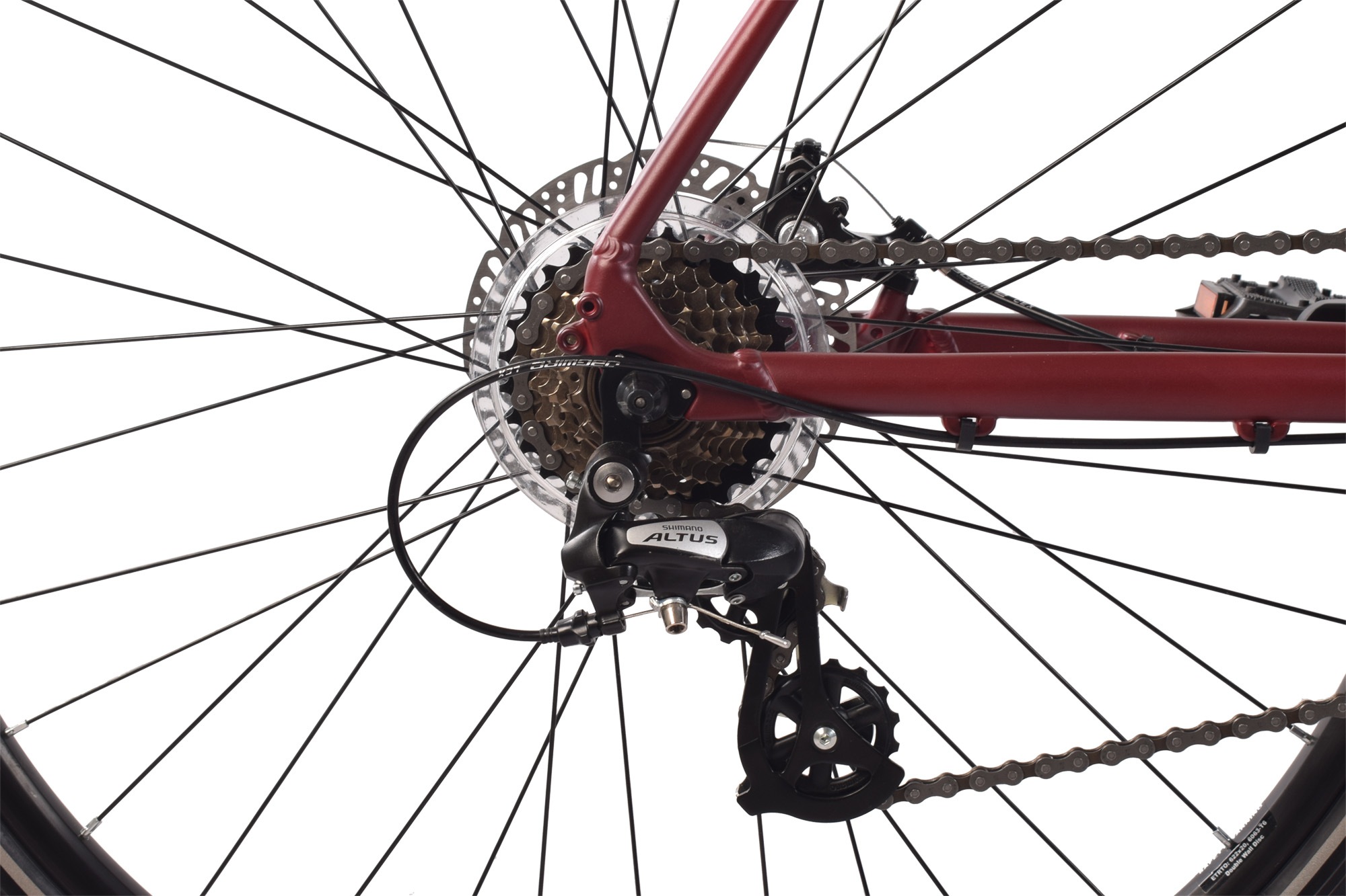 REDLOUD Cityrad »UA.01«, 21 Gang, Shimano, Shimano Altus Schaltwerk, Kettenschaltung