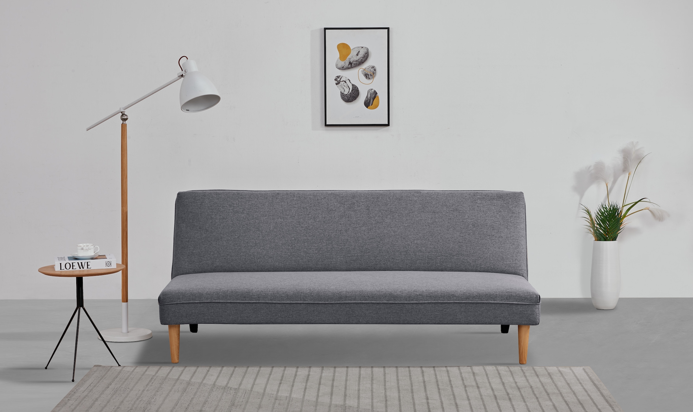 INOSIGN Schlafsofa »MONIDA, Schlafsofa, Klappsofa, 3-Sitzer mit Bettfunktion und«, verstellbarer Rückenlehne