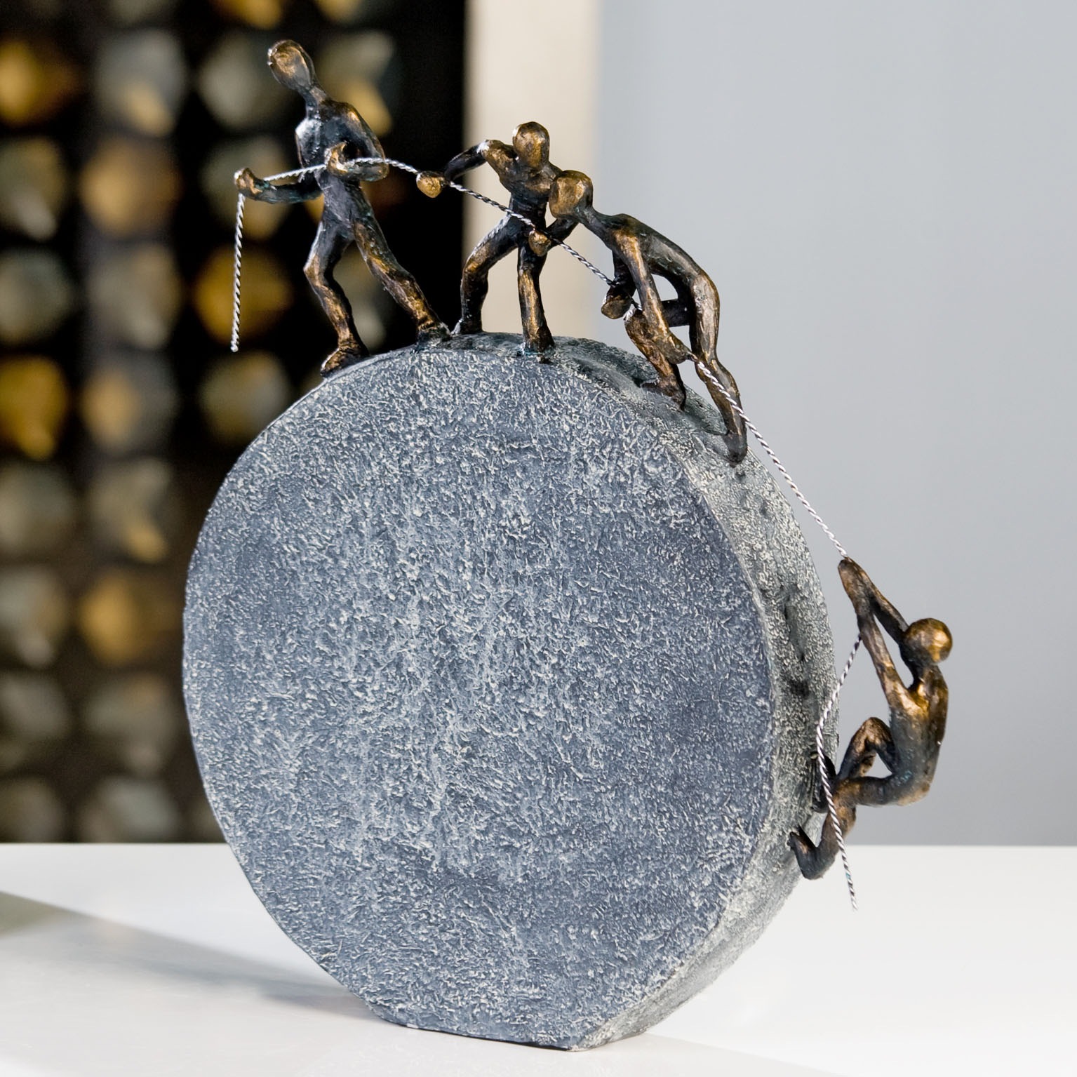 Casablanca by Gilde Dekofigur »Skulptur Lifting«, Dekoobjekt, Höhe 36 cm, m günstig online kaufen