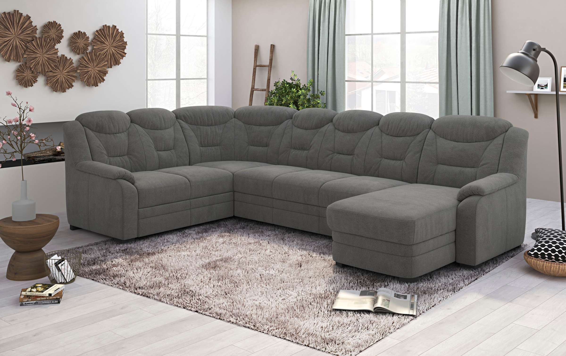 COTTA Wohnlandschaft »Marcus U-Form« wahlweise mit Bettfunktion & Stauraum günstig online kaufen