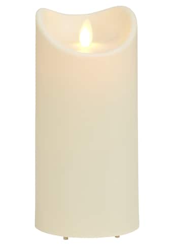 IC Home LED-Kerze »Weihnachtsdeko aussen«, mit beweglicher Flamme, Ø ca. 8,9 cm,... kaufen