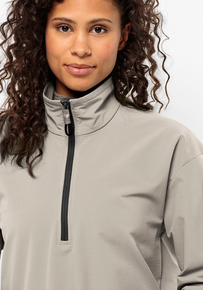 Jack Wolfskin Stehkragenpullover »WANDERMOOD HALFZIP W«