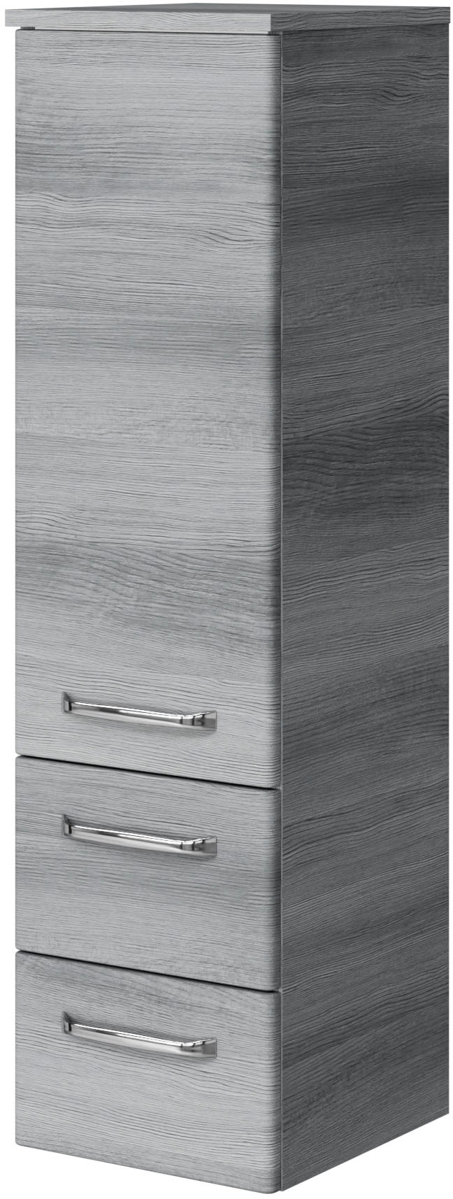 Saphir Badmöbel-Set »Badmöbel-Set Trentino 4-tlg Mineralmarmorwaschtisch,LED-Spiegelschrank«, (5 St.), Badezimmer-Set mit Midischrank und Unterschrank inkl. Türdämpfer