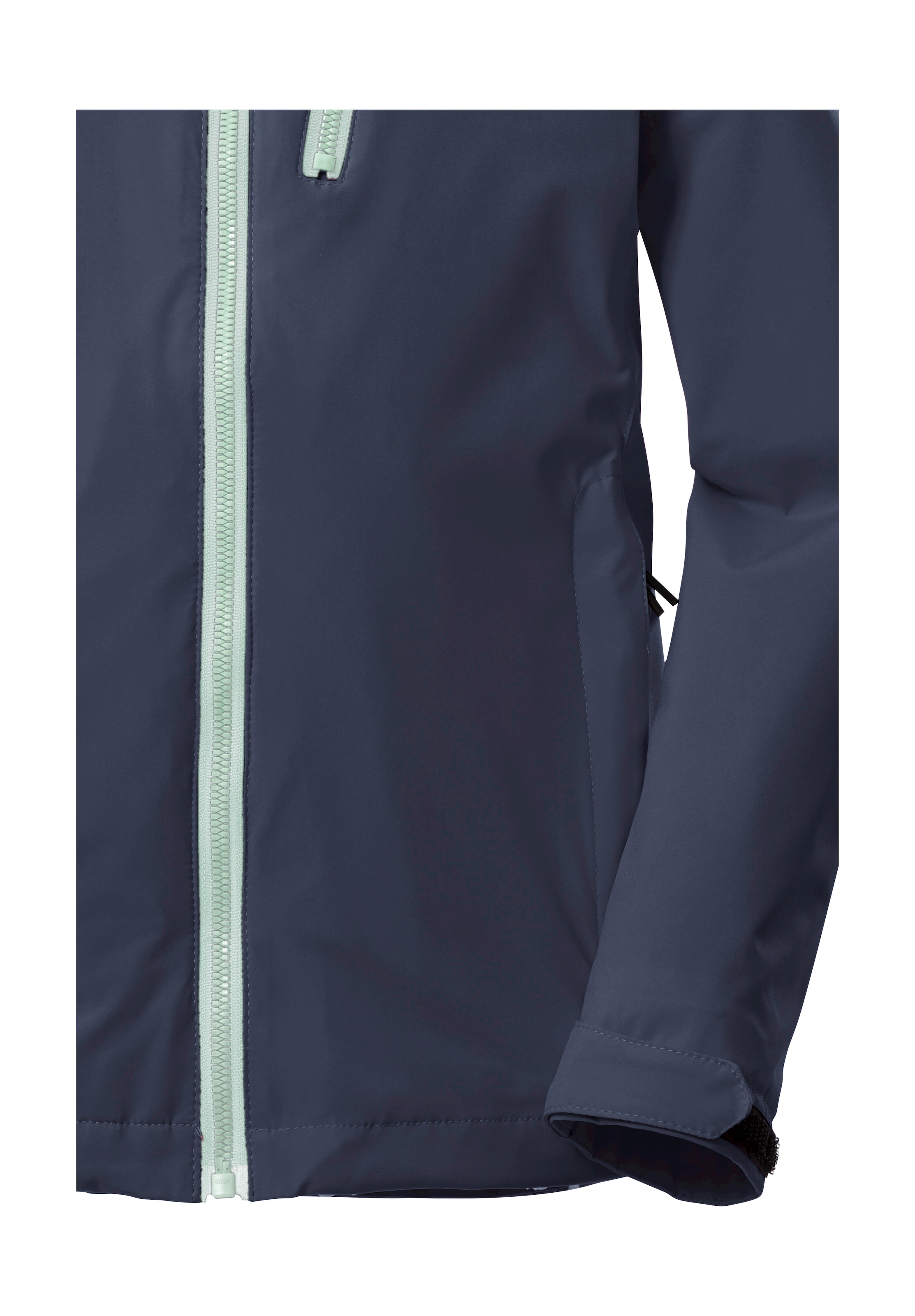 Killtec Outdoorjacke »KOS 208 GRLS JCKT« Wasserdichte Kinderjacke, regulierbar, Zipper-Taschen, Kinnschutz