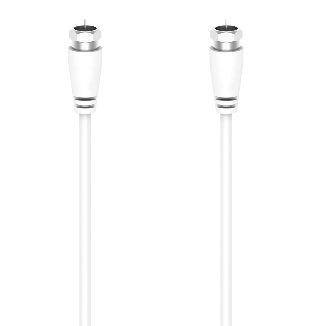 Hama SAT-Kabel »SAT-Kabel, Koaxialkabel F-Stecker - F-Stecker, 3m und 10m, 75 dB«, 1000 cm