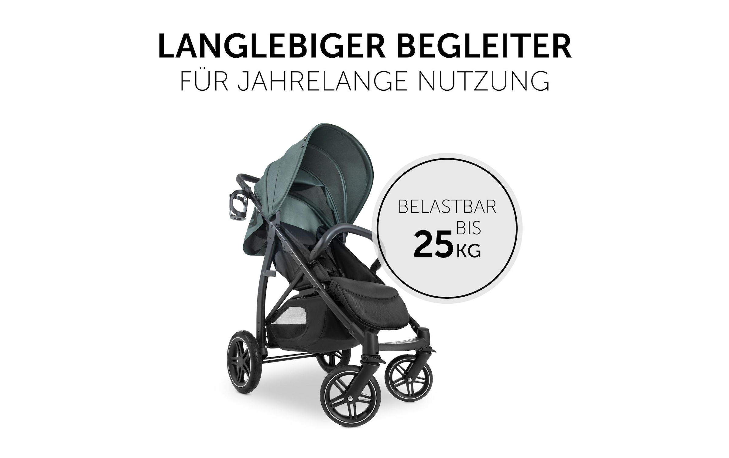 Hauck Kinder-Buggy »Rapid 4D Jungle Green« 25 kg