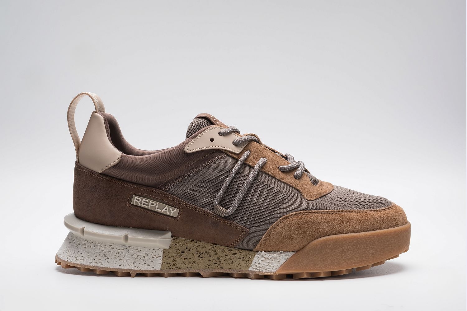 Replay Sneaker  Schnürschuh, Halbschuh, Trend-Sneaker mit Anziehlasche