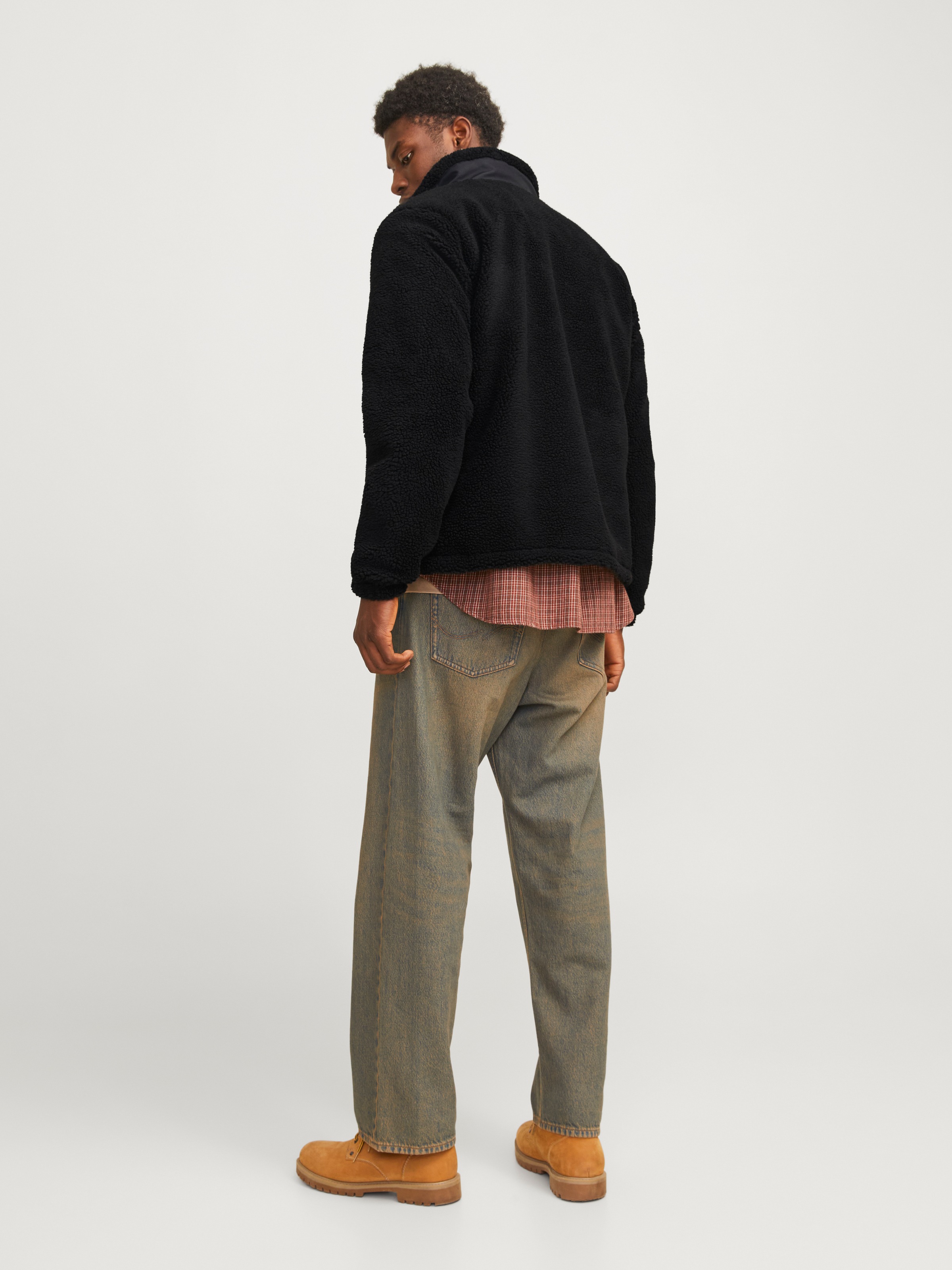 Jack & Jones Kurzjacke »JORVESTERBRO TEDDY JACKET AW24 NOOS«, ohne Kapuze