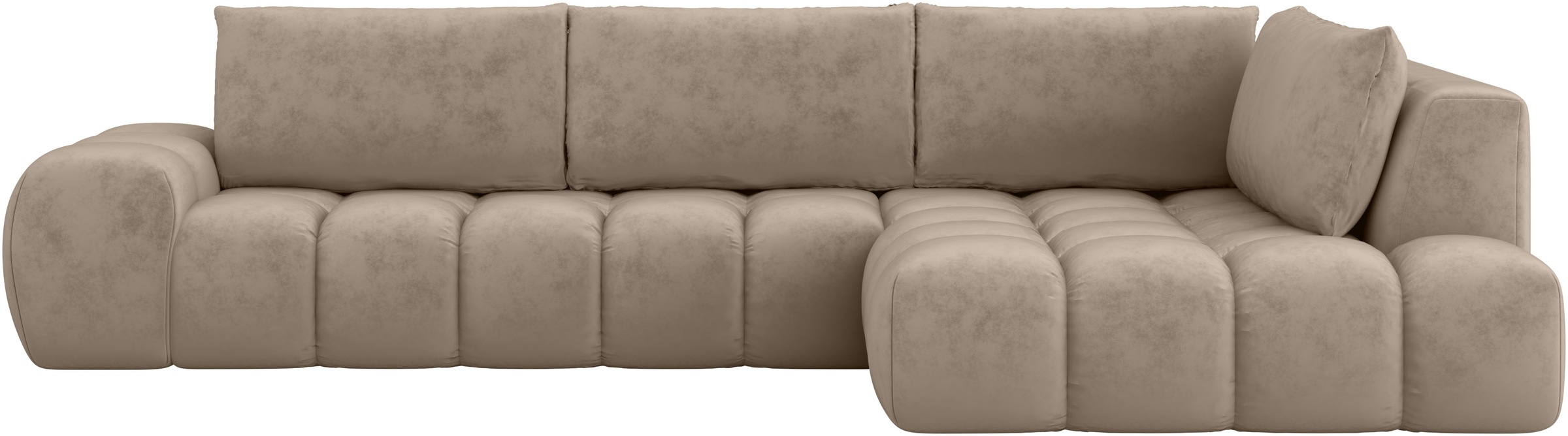 OTTO home Ecksofa »AZITA L-Form, XXL 352 cm Designsofa in Bubble-Opitk« los günstig online kaufen