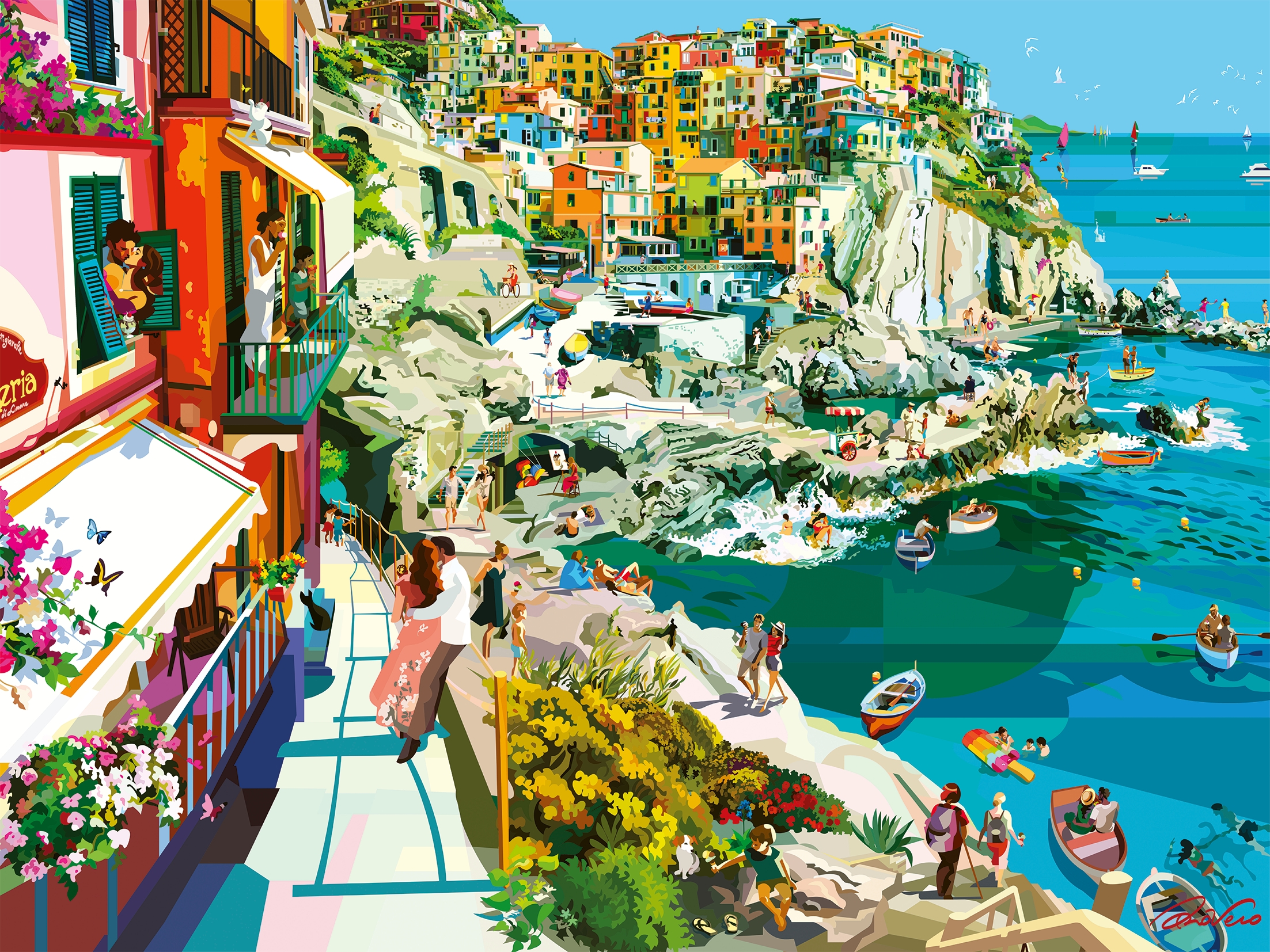 Ravensburger Puzzle »Verliebt in Cinque Terre«, Made in Germany