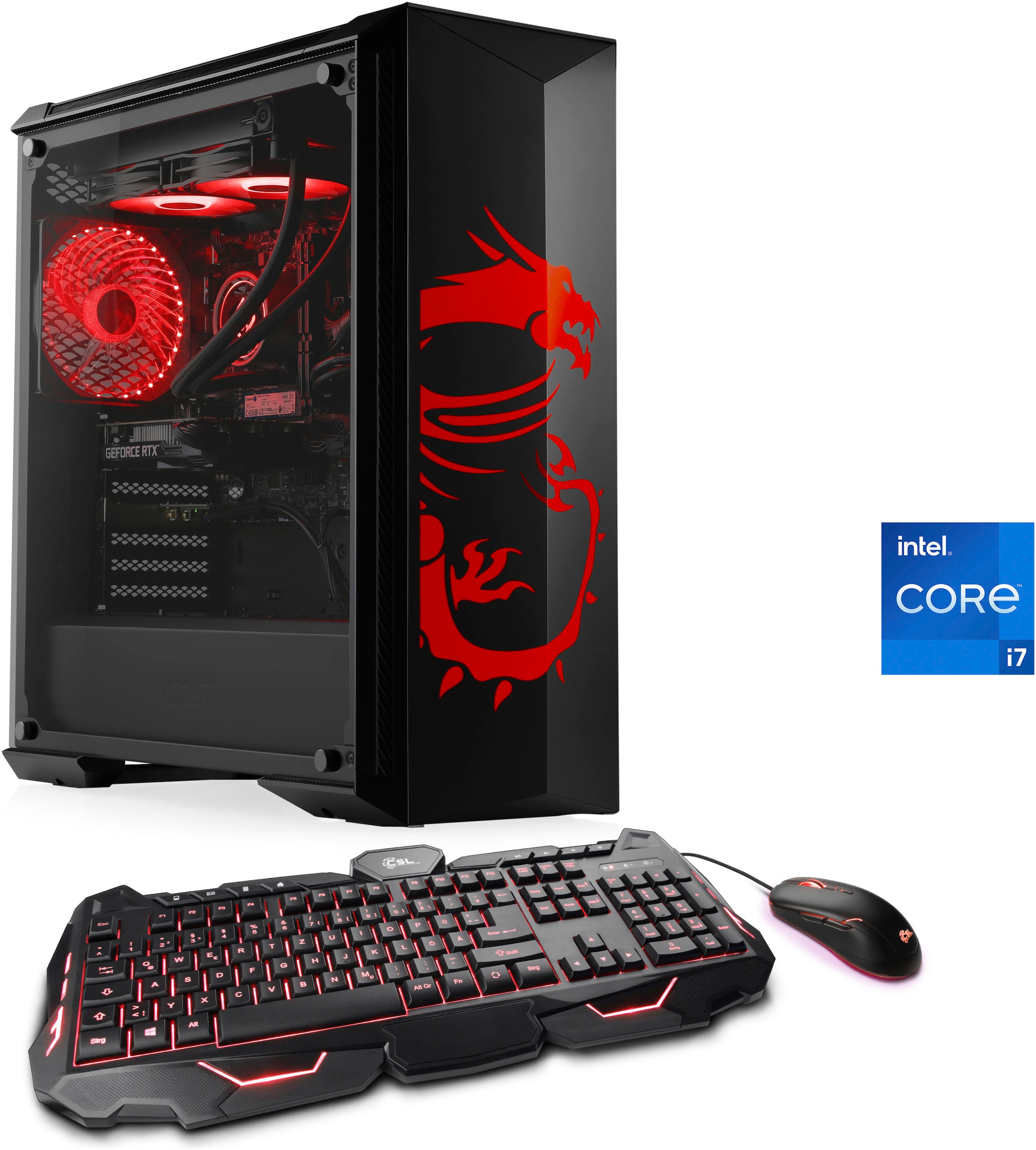 CSL Gaming-PC »HydroX V29568 MSI Dragon Advanced Edition«