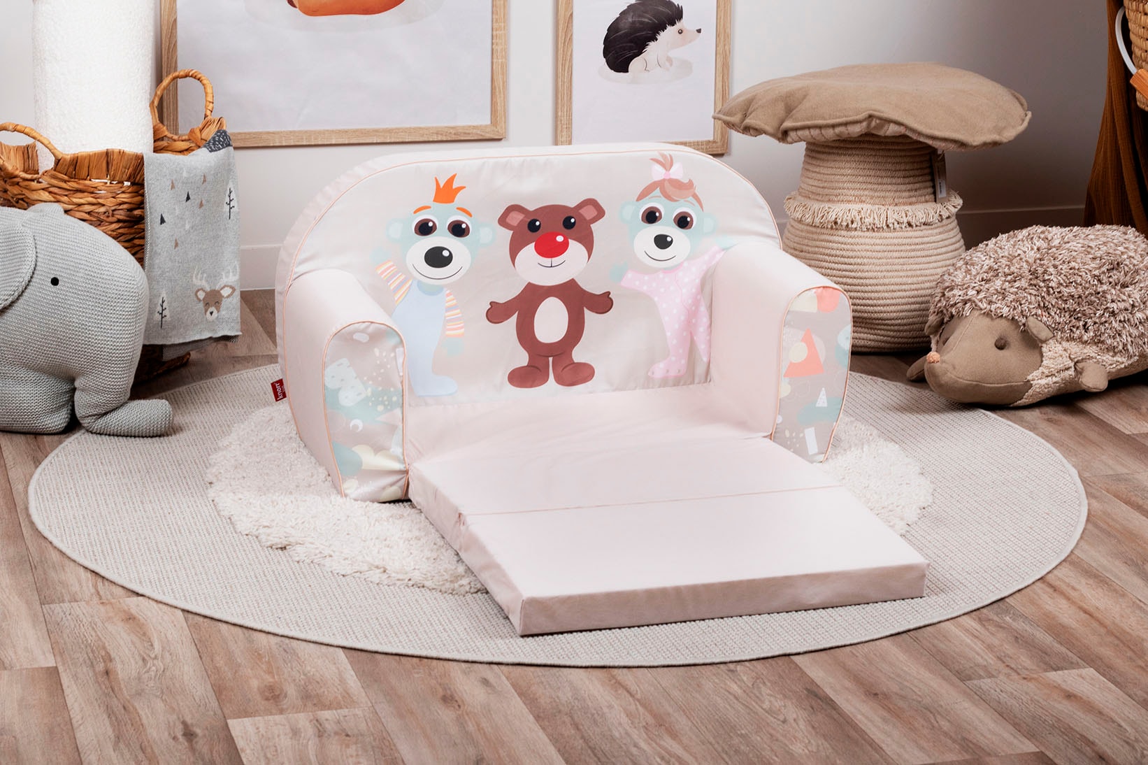 Knorrtoys® Sofa »Babies and the bear«, für Kinder; Made in Europe