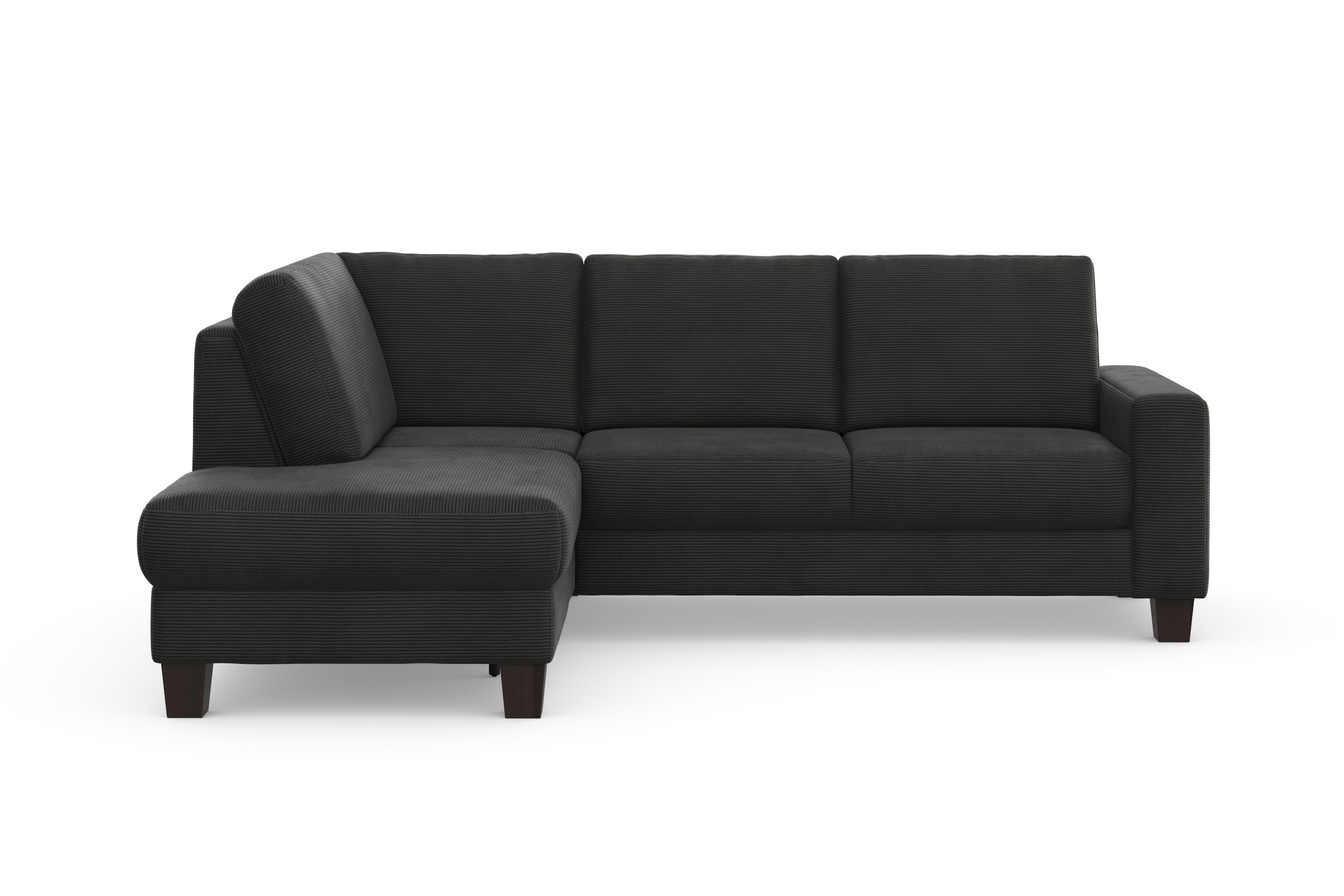 Home affaire Ecksofa »Summer L-Form«, mit Ottomane, mit oder ohne Bettfunktion und Bettkasten, Cord-Bezug
