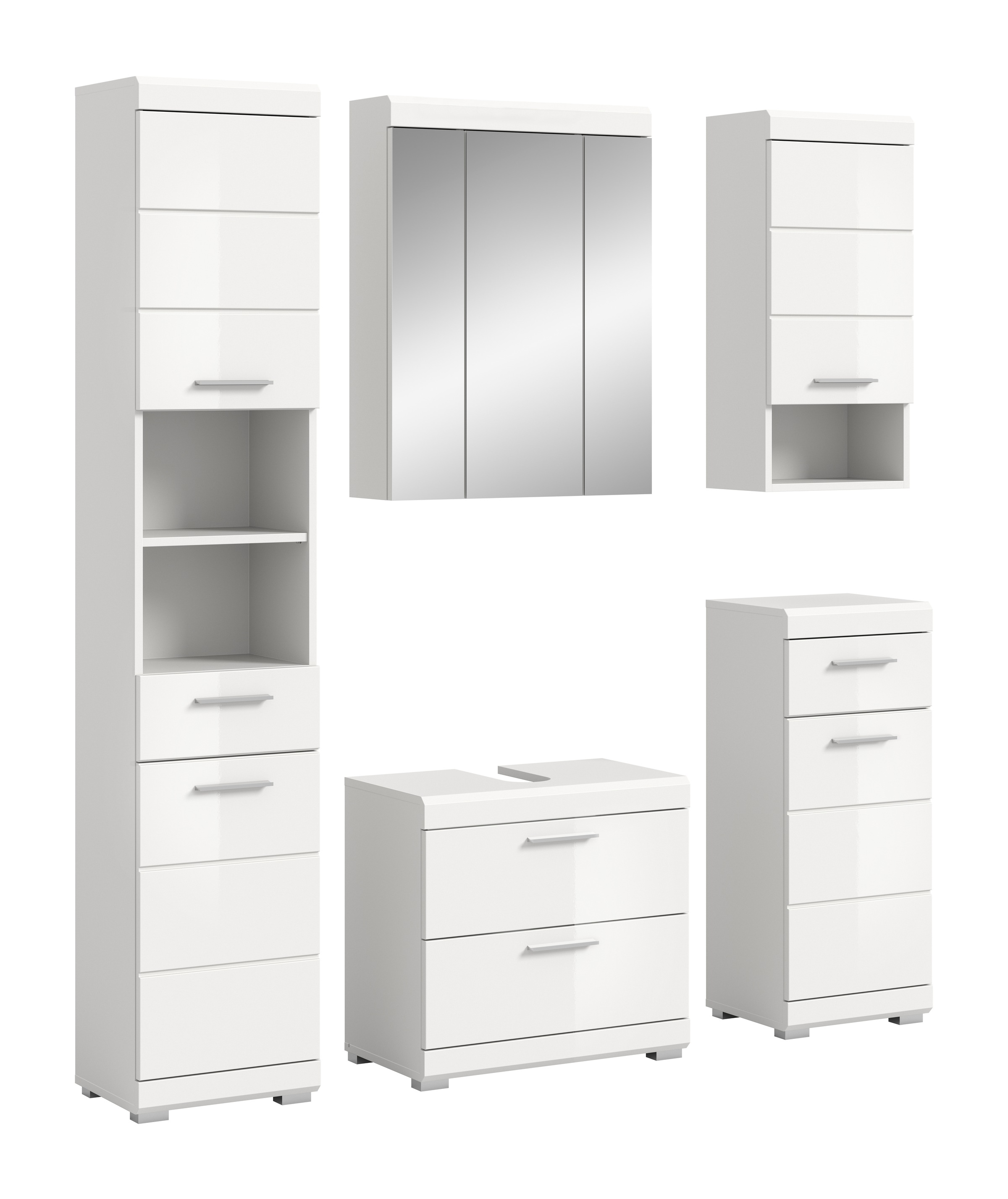 INOSIGN Badmöbel-Set »Siena, 5 teilig, bestehend aus:« Set, TOPSELLER!, 5 S günstig online kaufen