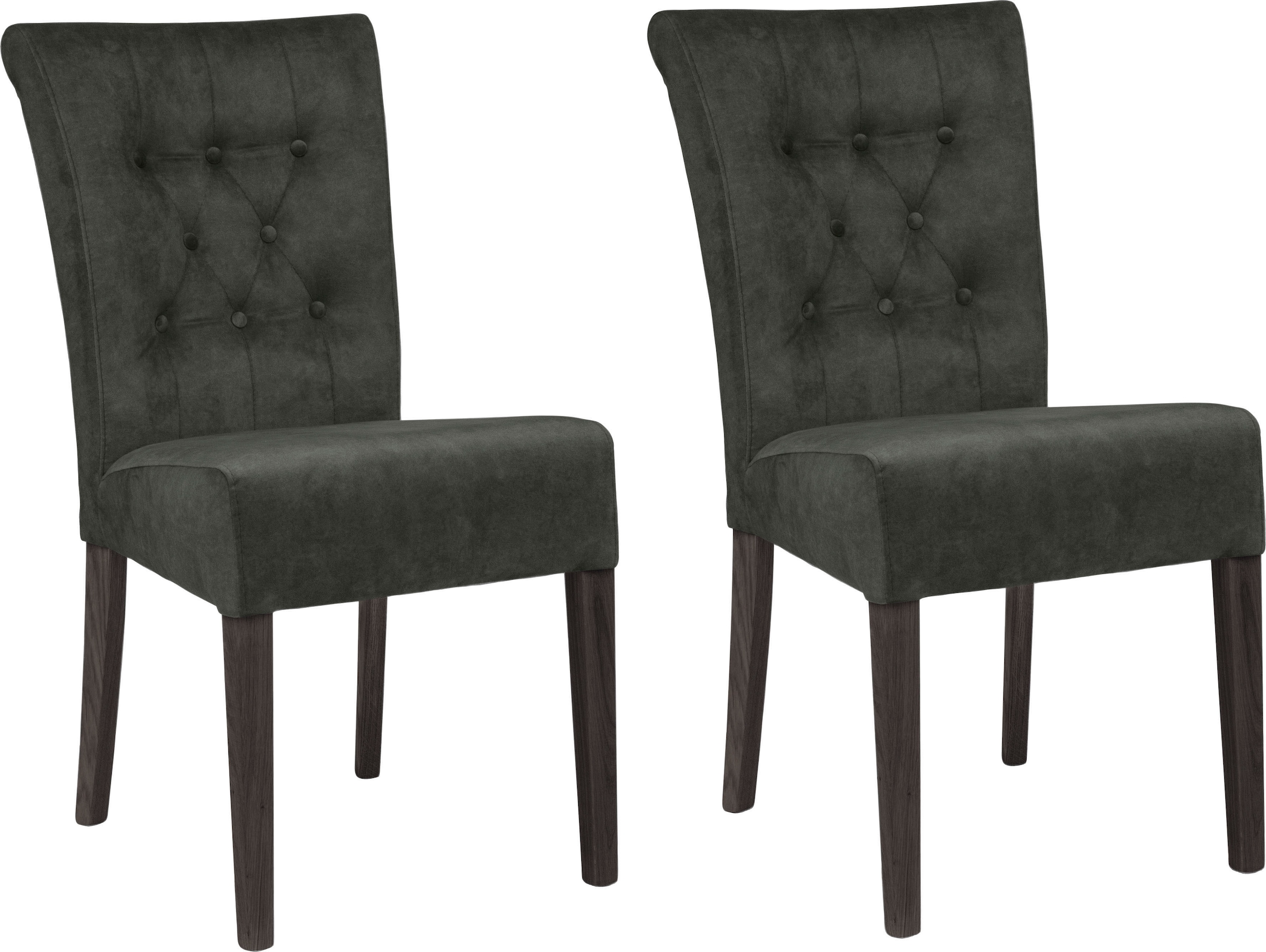 Home affaire Esszimmerstuhl »Queen BESTSELLER«, (Set), 2 St., Samtvelours, günstig online kaufen