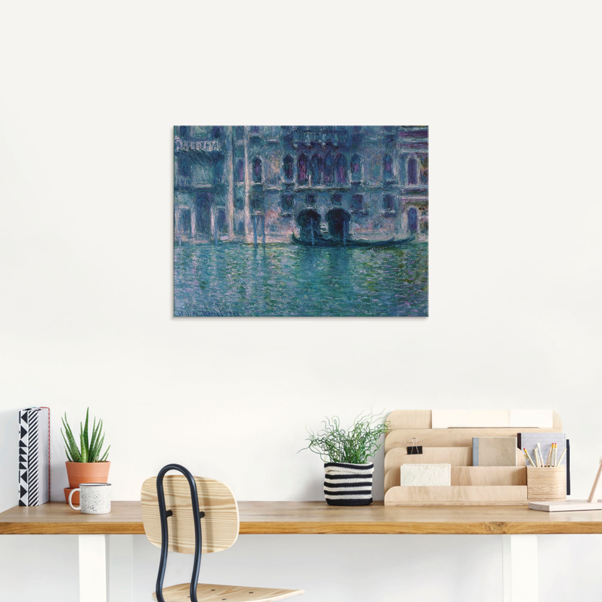 Artland Glasbild "Der Palazzo de Mula in Venedig. 1908", Italien, (1 St.), günstig online kaufen