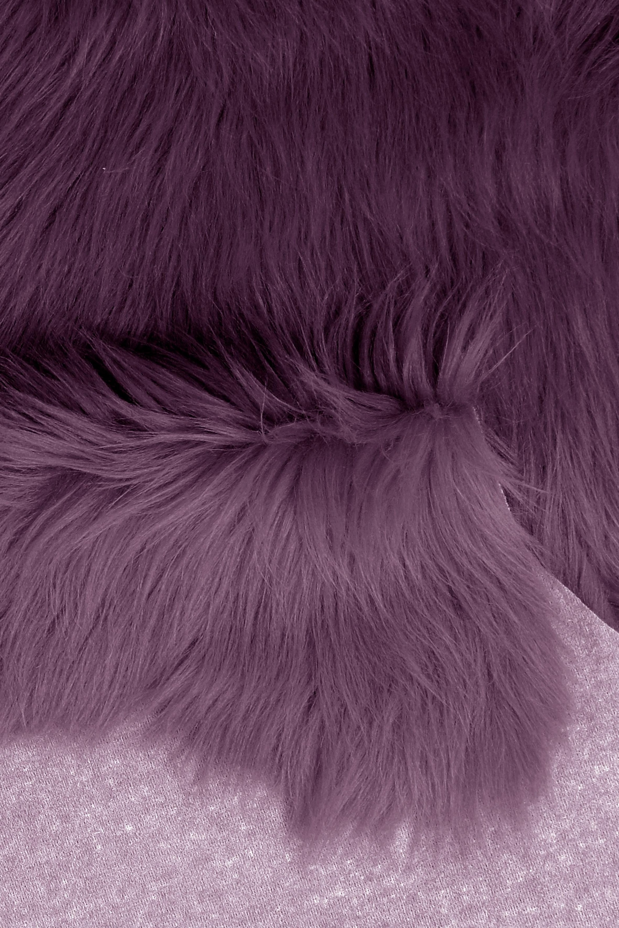 KiNZLER Fellteppich »Pireo«, fellförmig, 70 mm Höhe, Kunstfell, synthetischer Flokati, Uni Farben, waschbar