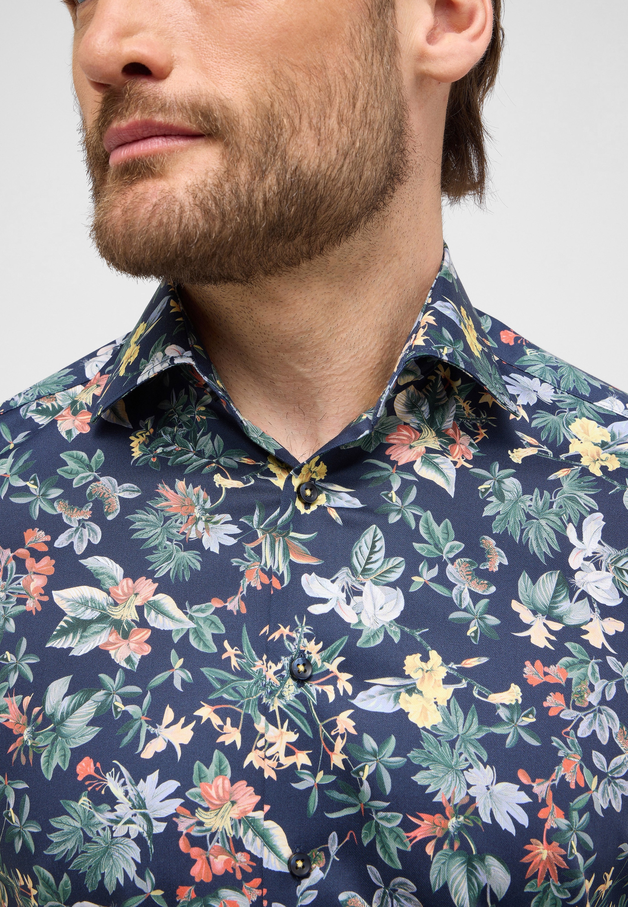 Eterna Langarmhemd »COMFORT FIT« NON IRON (bügelfrei)