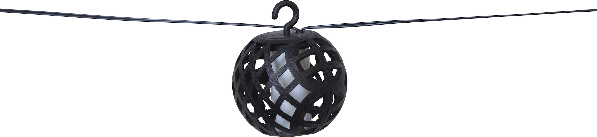 Parforce Traditional Hunting LED-Lichterkette »Flame« 8 Stk.-flammig ca. 2,1 m, Kunststoff, Akku, 2 m Zuleitung, outdoor