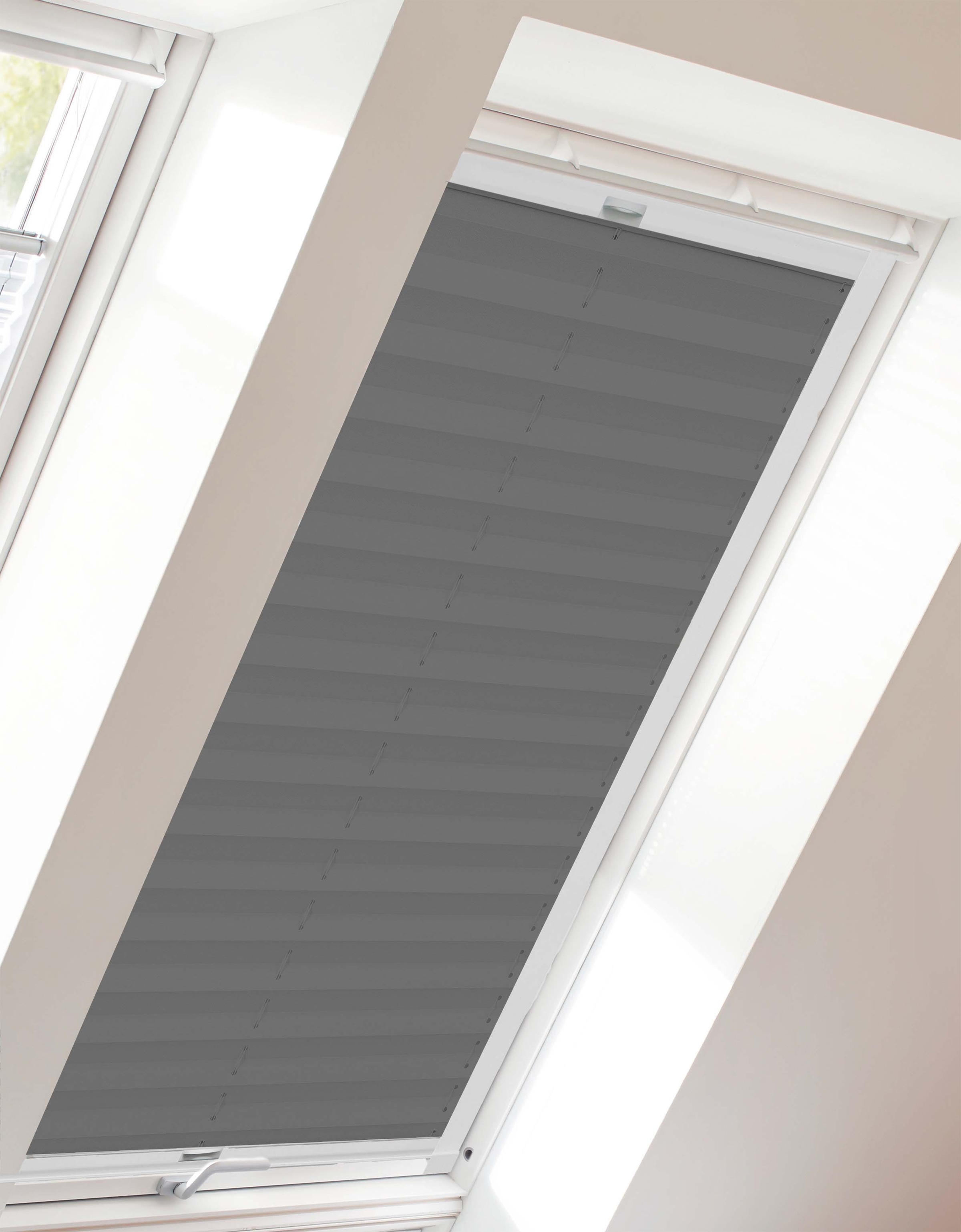 sunlines Dachfensterplissee "Classic Style Crepe" Lichtschutz verspannt mit günstig online kaufen