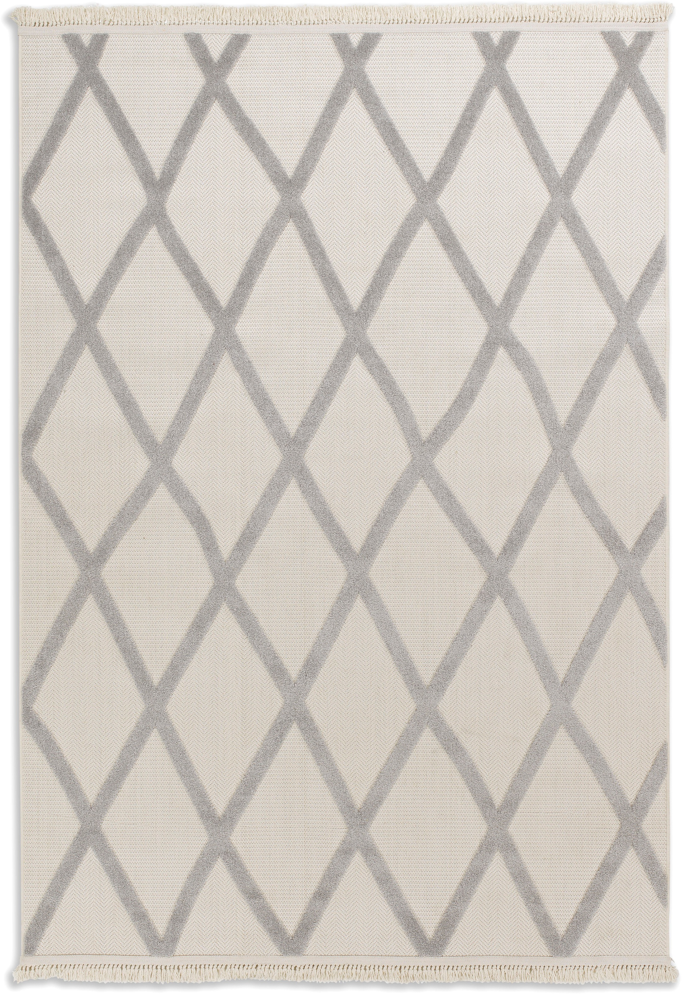 SCHÖNER WOHNEN-Kollektion Teppich »Summer 6352«, rechteckig, 6 mm Höhe, In- und Outdoor geeignet, Hoch Tief Struktur, Robuster Teppich