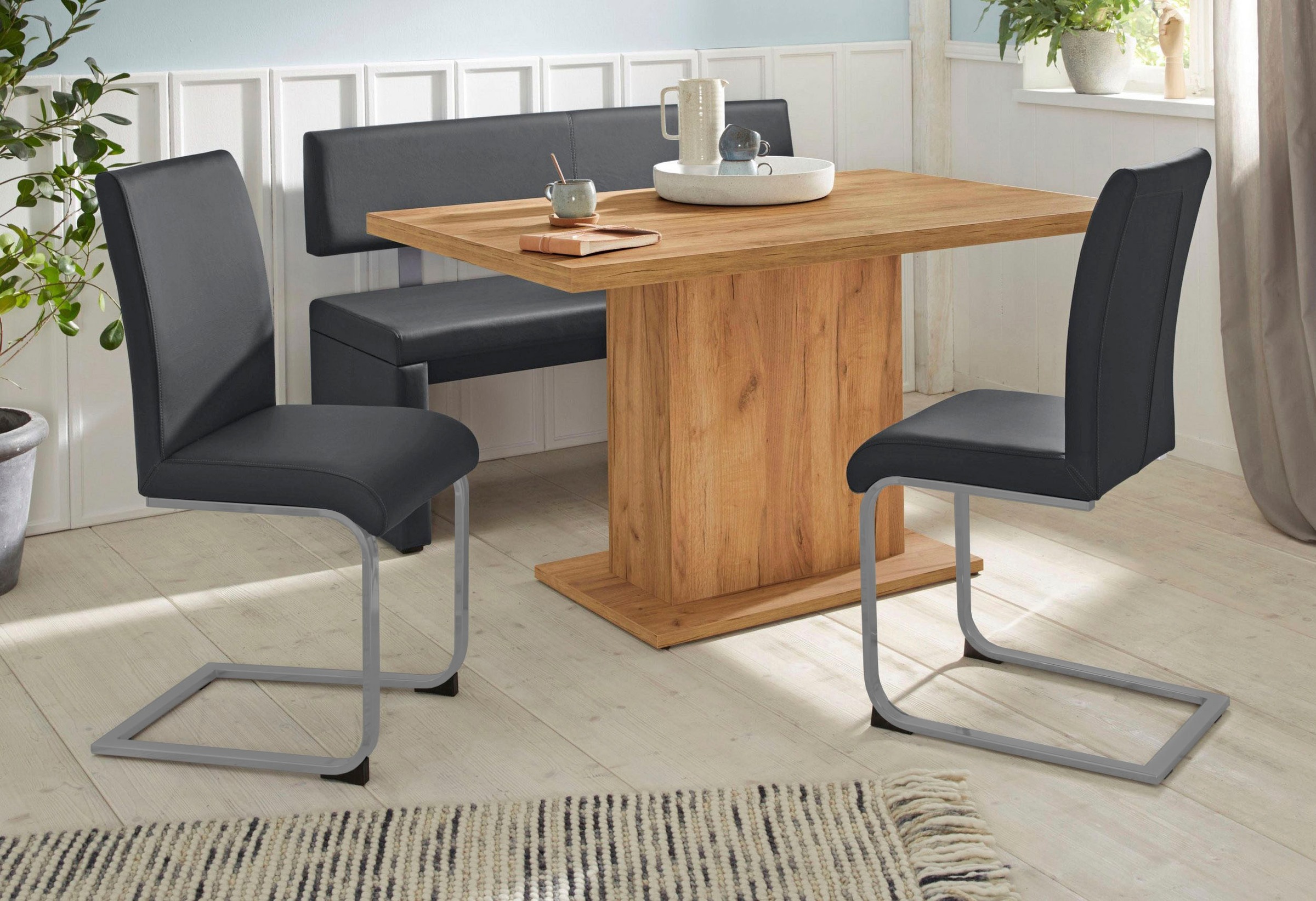 OTTO home Sitzbank "Charissa" mit Lehne, Breite 140, 160 oder 180 cm günstig online kaufen