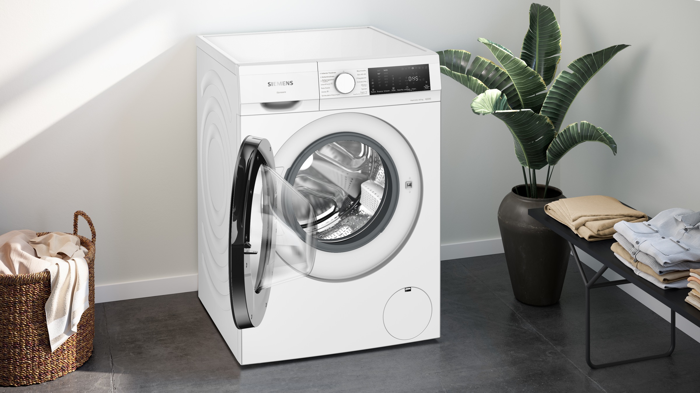 SIEMENS Waschtrockner »WN44A141« iQ300 9 kg /5 kg 70 dB(A)